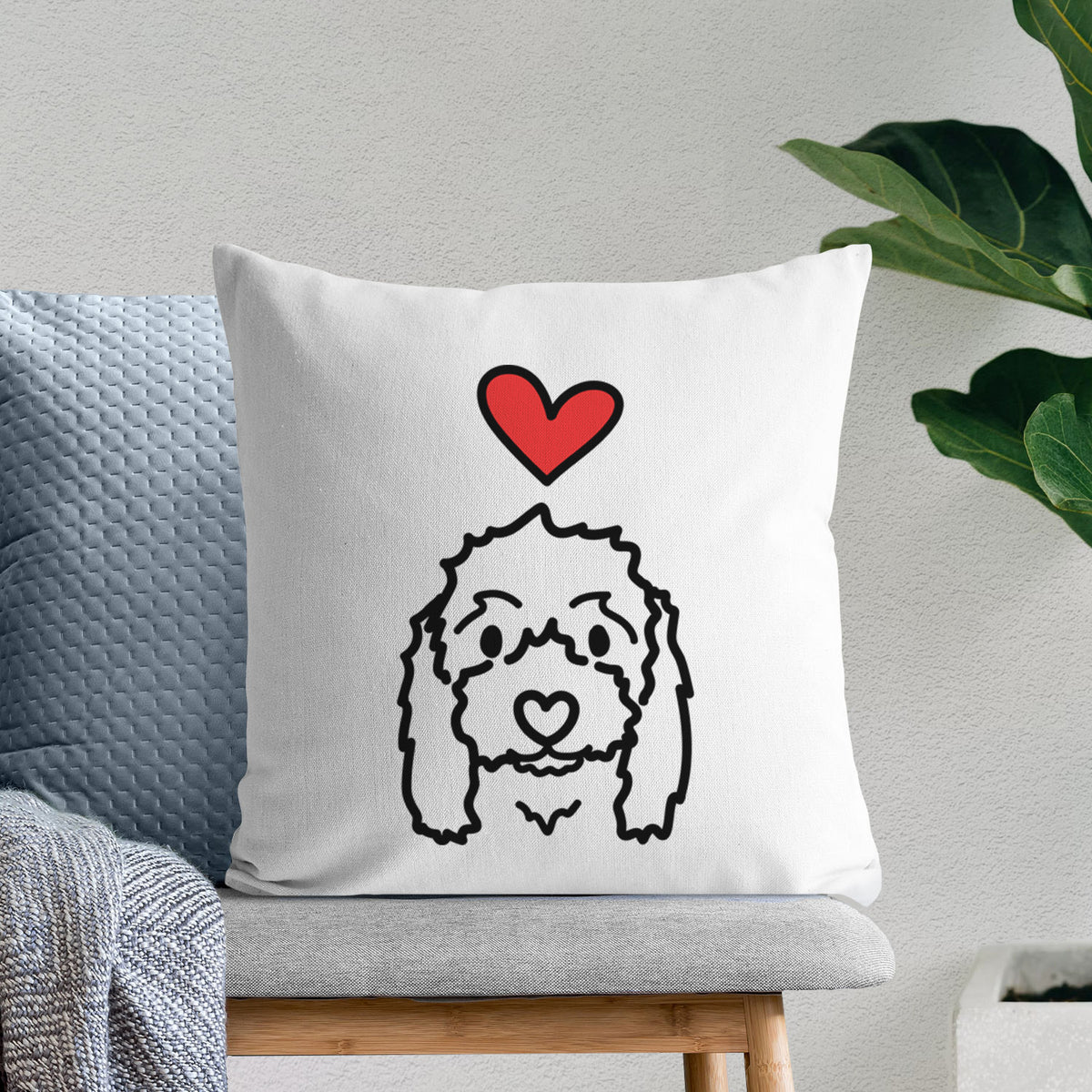 Love Always Coton de Tulear - Sophie -  Throw Pillow Cover