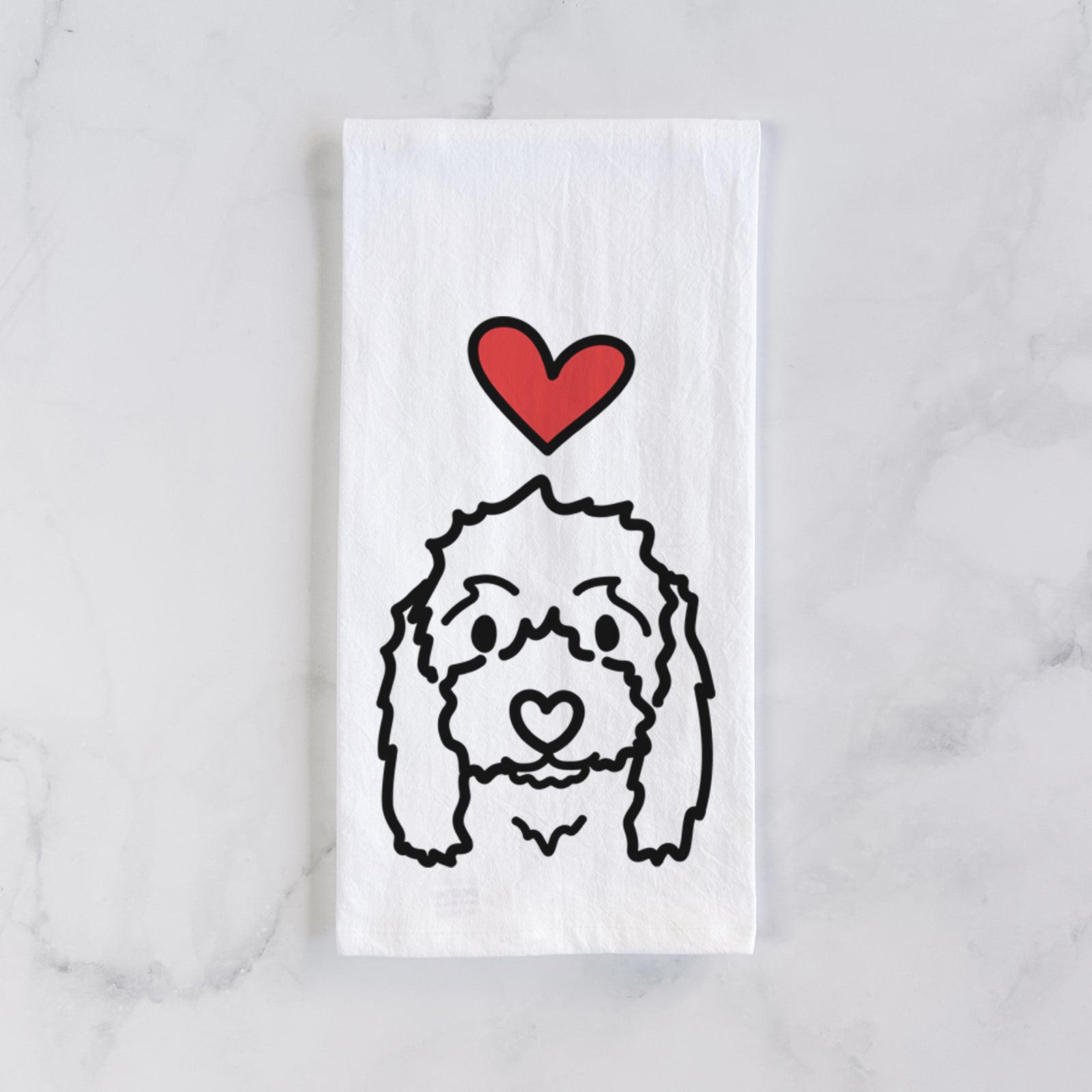 Love Always Coton de Tulear - Sophie - Tea Towel