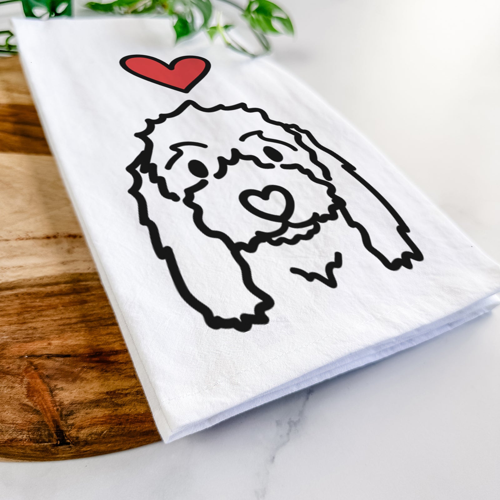 Love Always Coton de Tulear - Sophie - Tea Towel