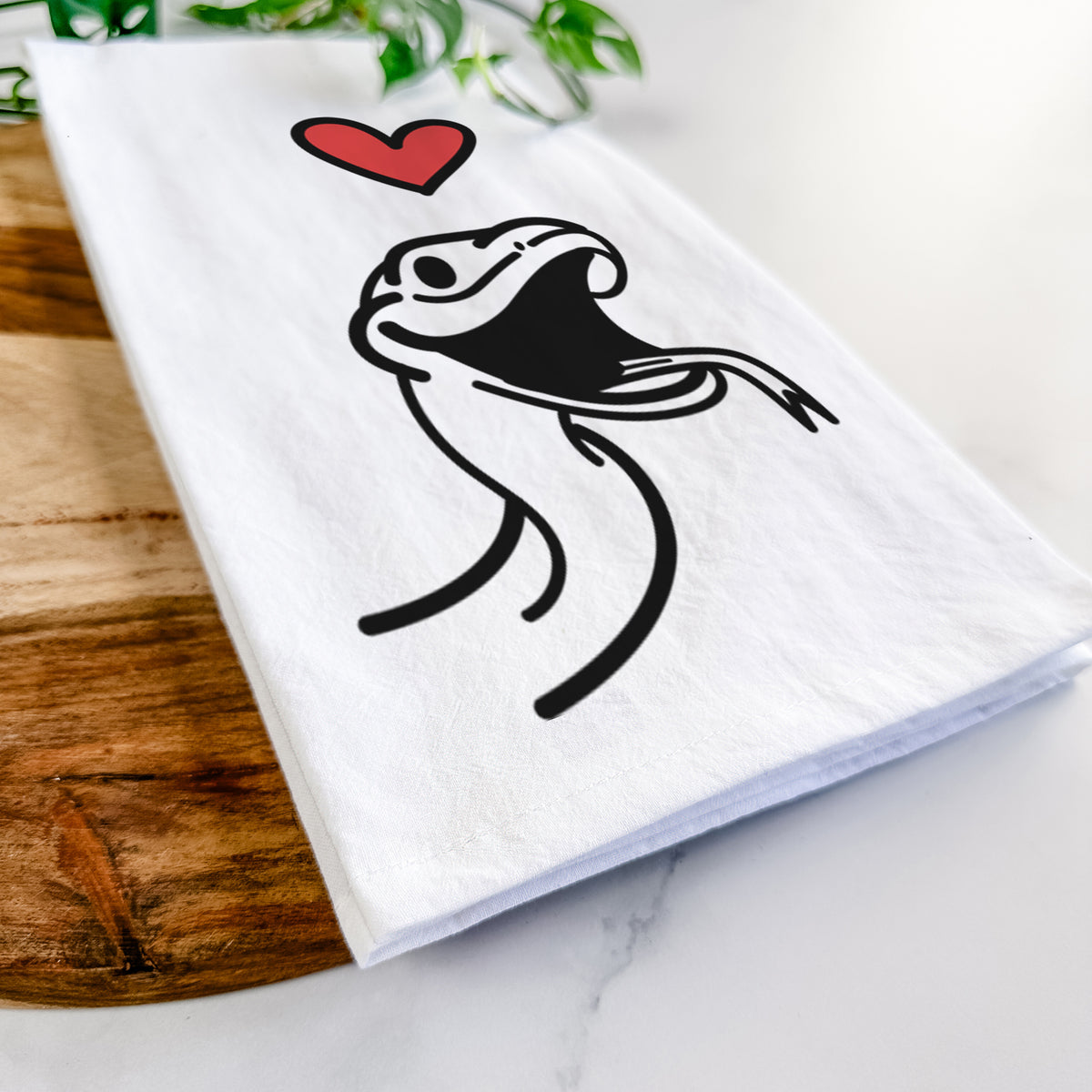 Love Always Snake - Spike - Tea Towel