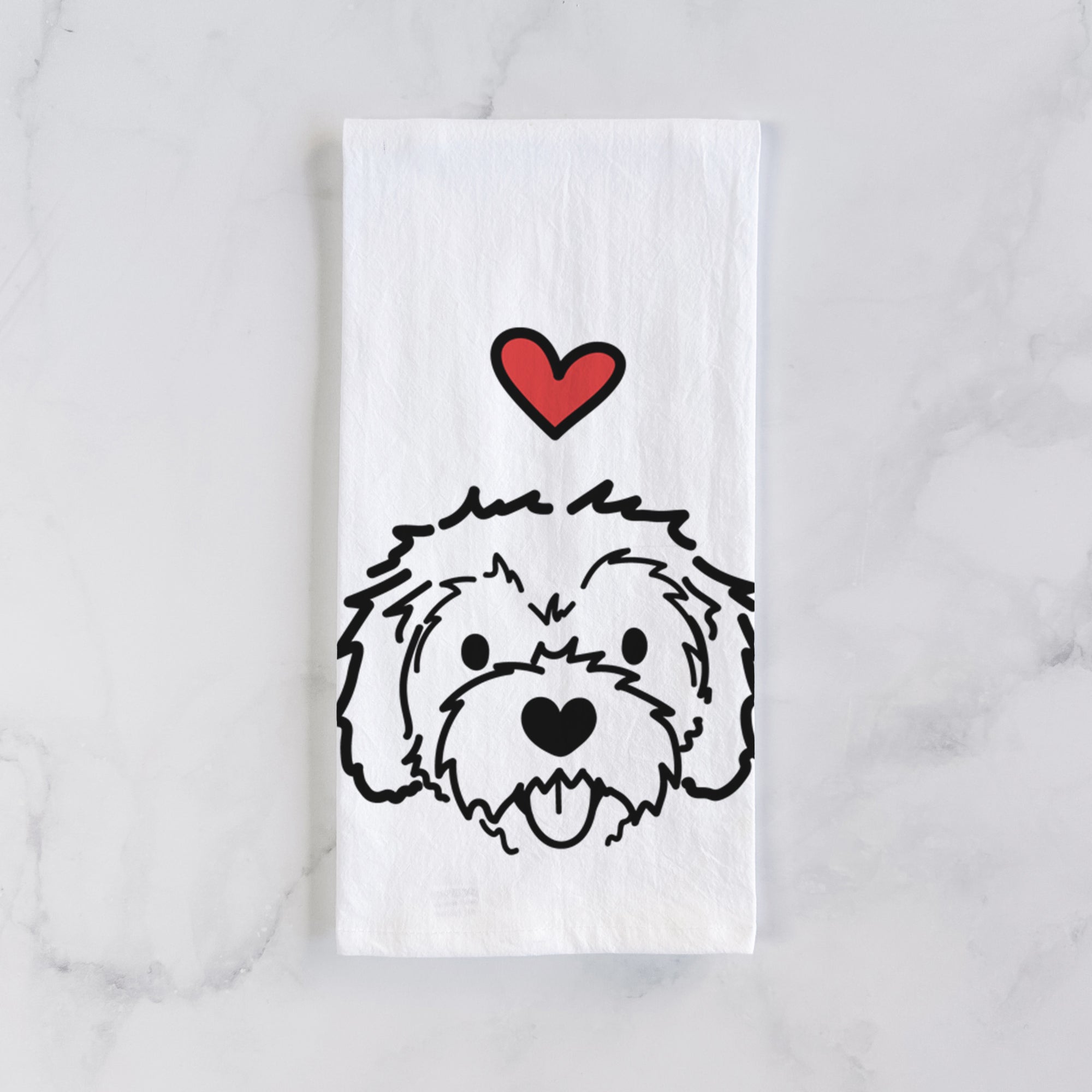 Love Always Cockapoo - Sprinkles - Tea Towel