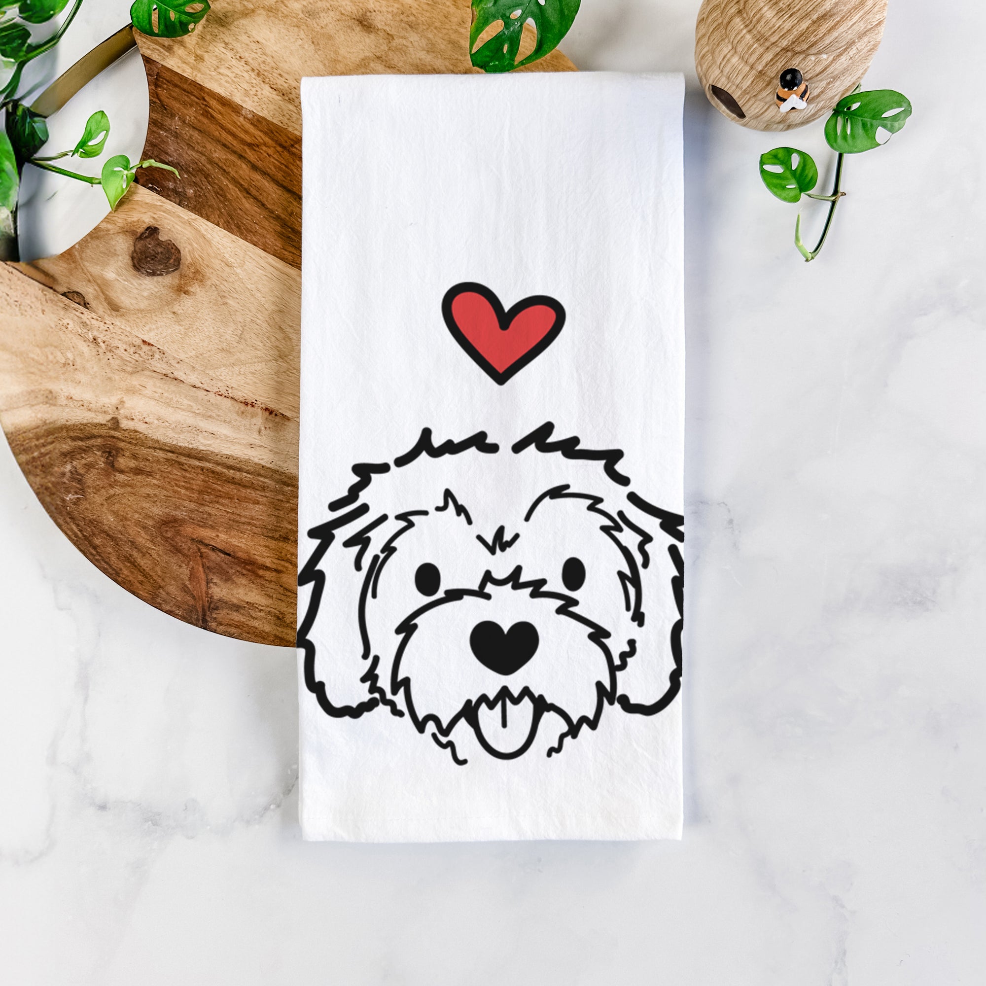 Love Always Cockapoo - Sprinkles - Tea Towel