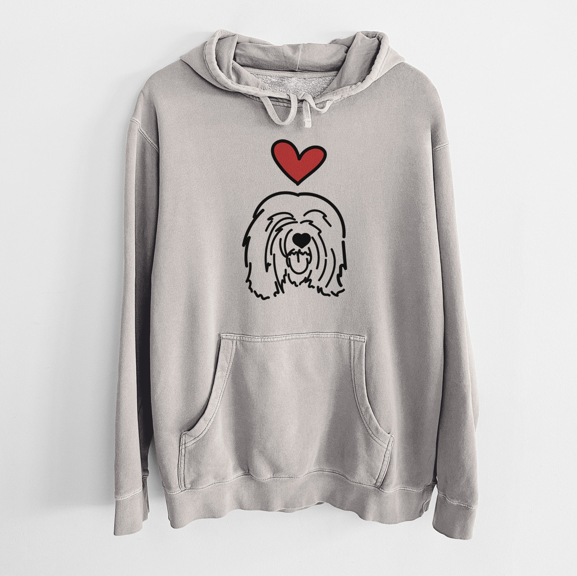 Love Always Tibetan Mastiff - Stan - Unisex Pigment Dyed Hoodie