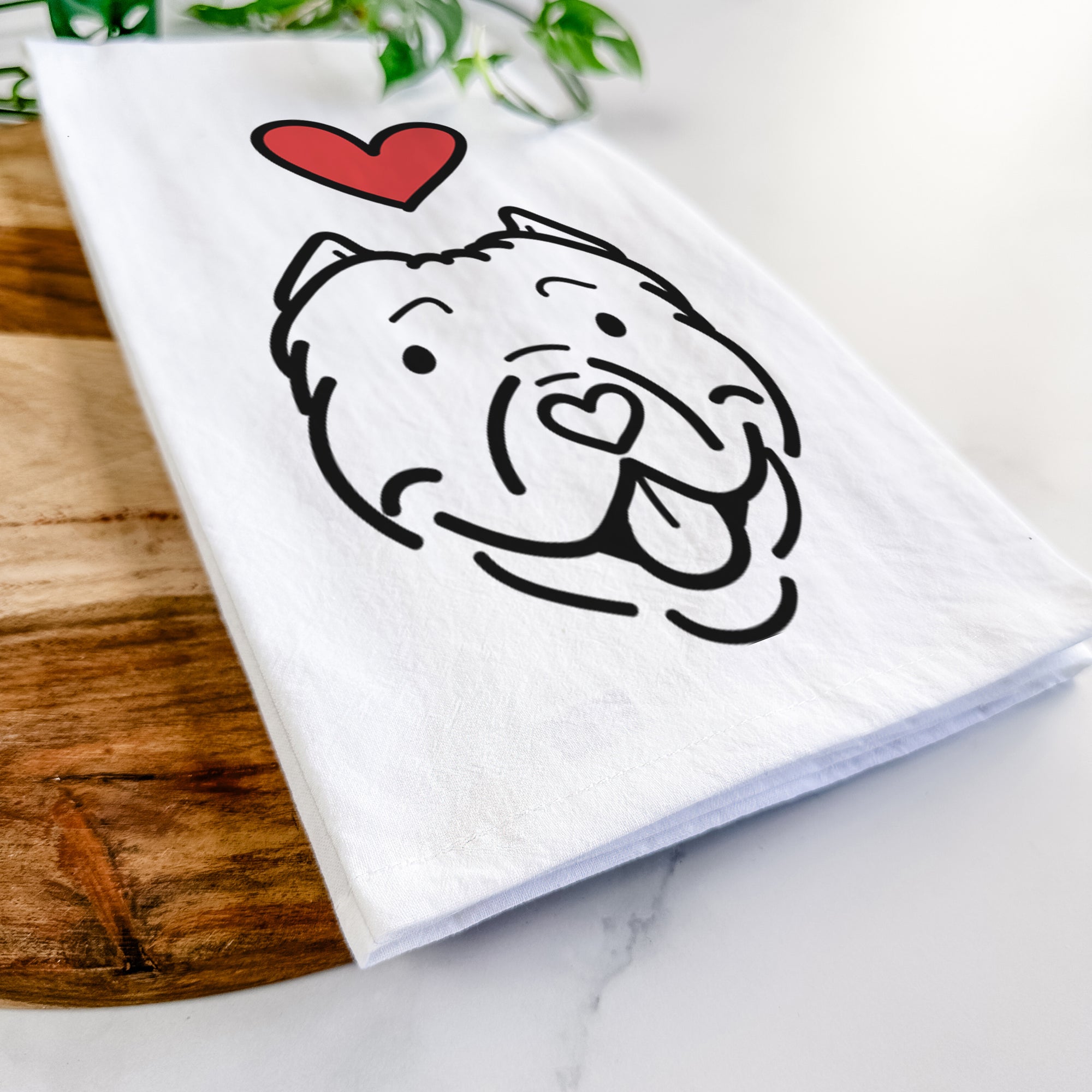 Love Always American Bully - Tank - Tea Towel