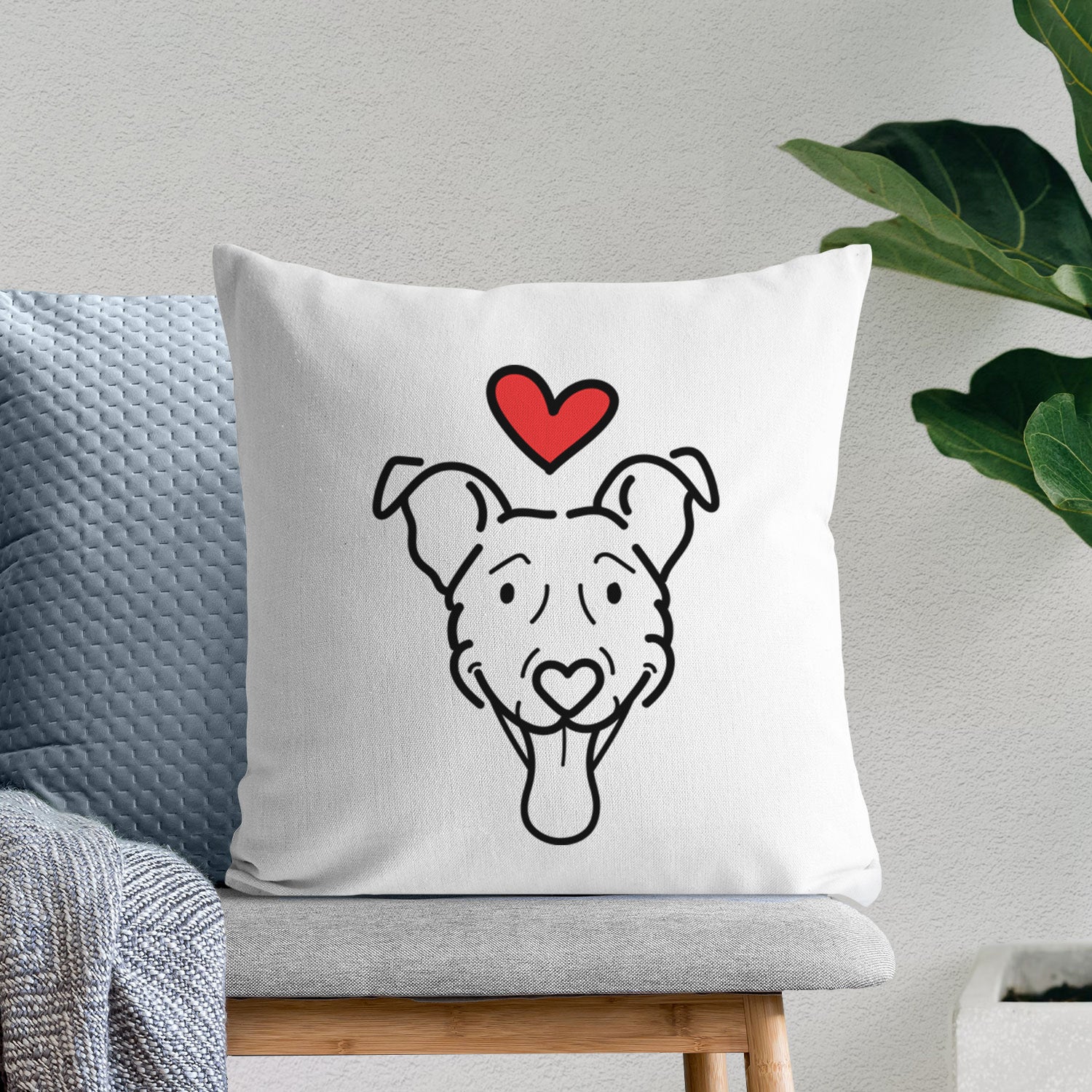 Love Always Vizsla Mix - Tegan -  Throw Pillow Cover