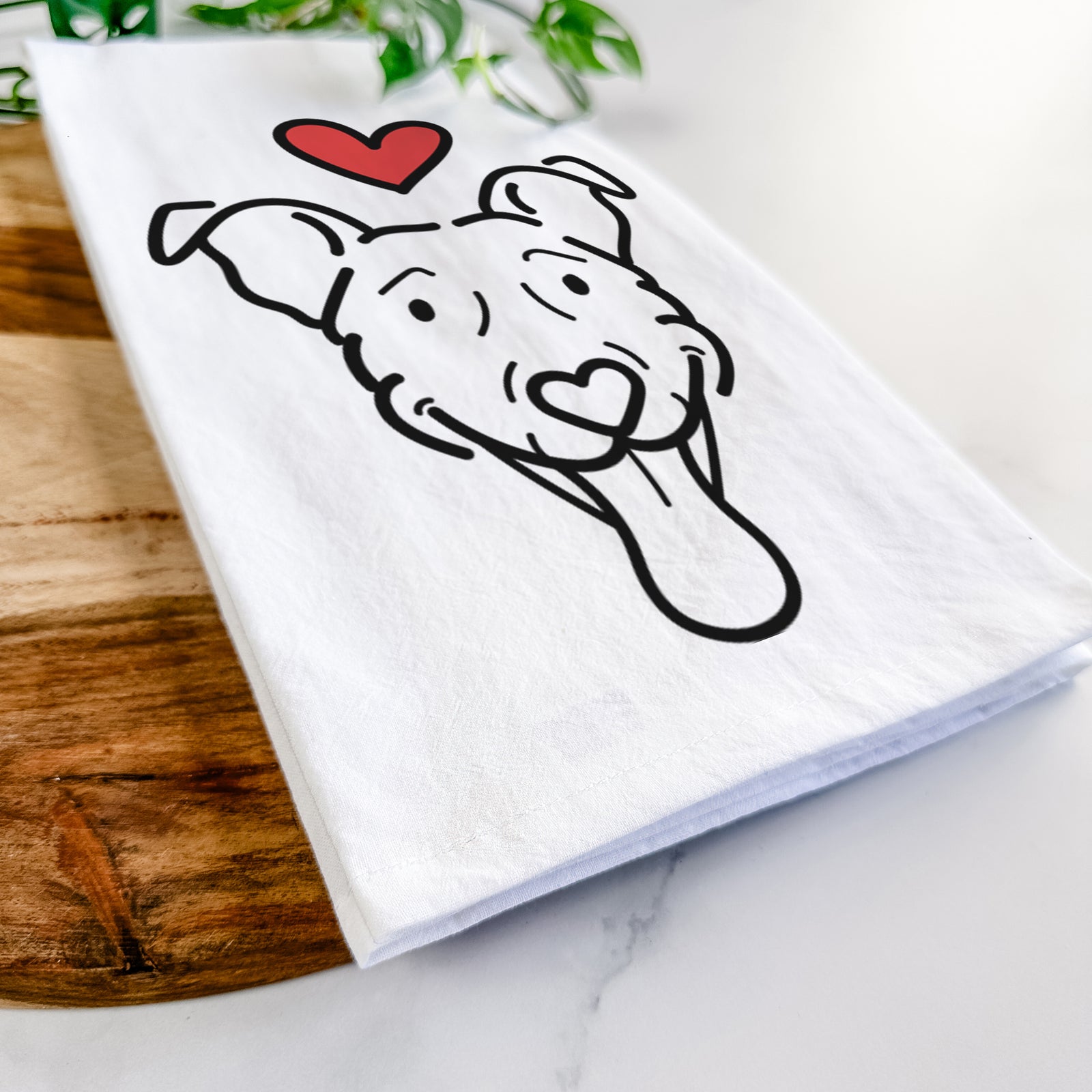 Love Always Vizsla Mix - Tegan - Tea Towel