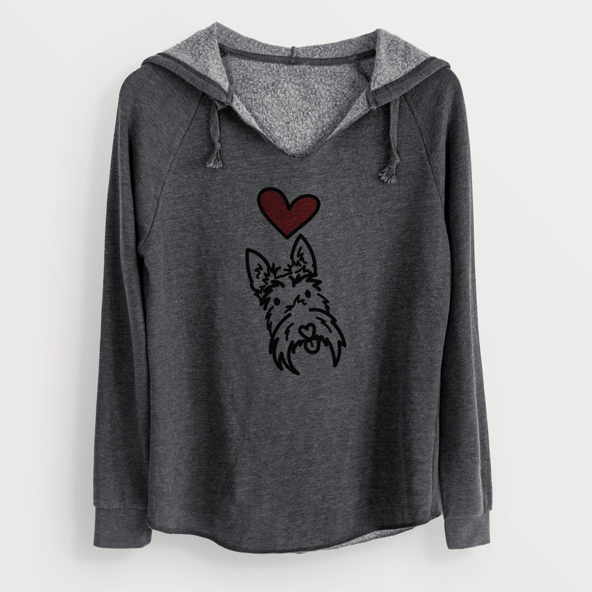 Love Always Scottish Terrier - Thistle - Cali Wave Hooded Sweatshirt