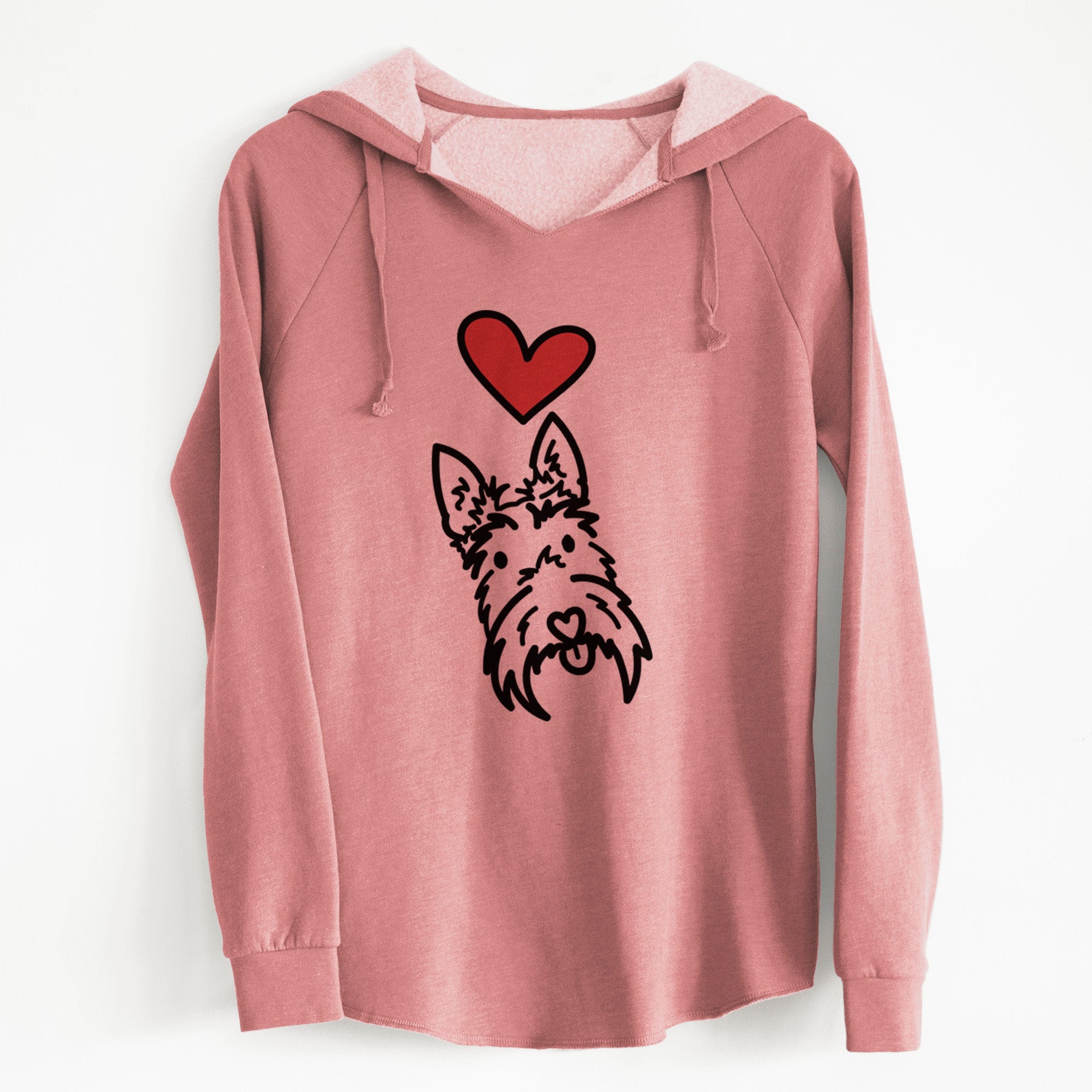 Love Always Scottish Terrier - Thistle - Cali Wave Hooded Sweatshirt