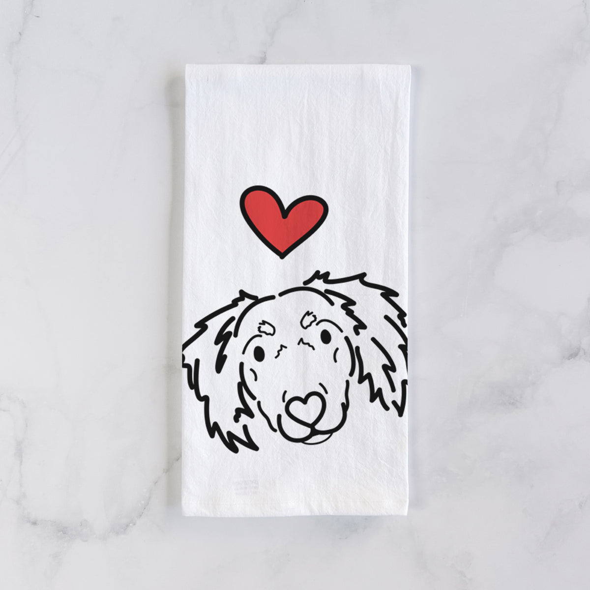 Love Always Dachshund Mix - Tilly - Tea Towel