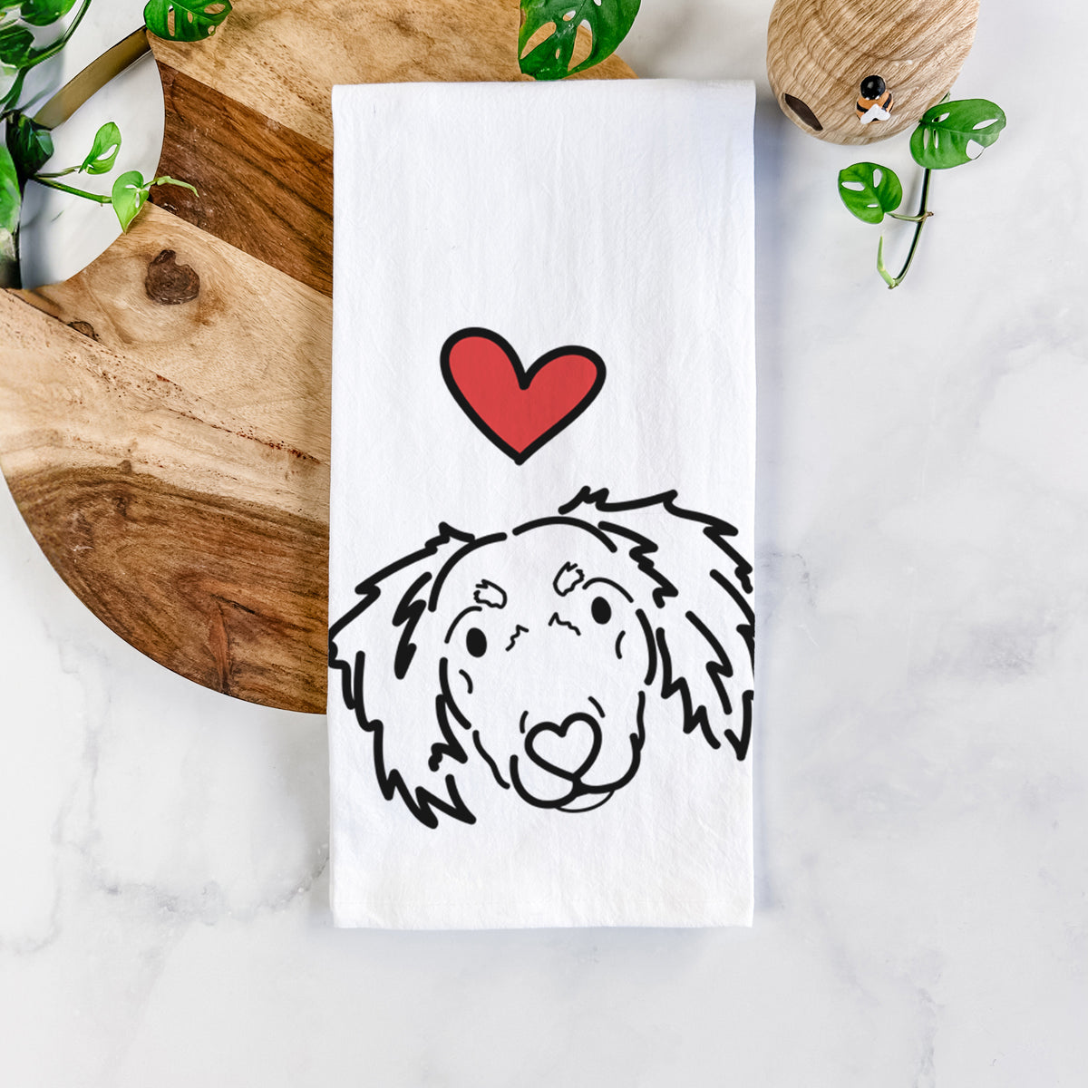 Love Always Dachshund Mix - Tilly - Tea Towel