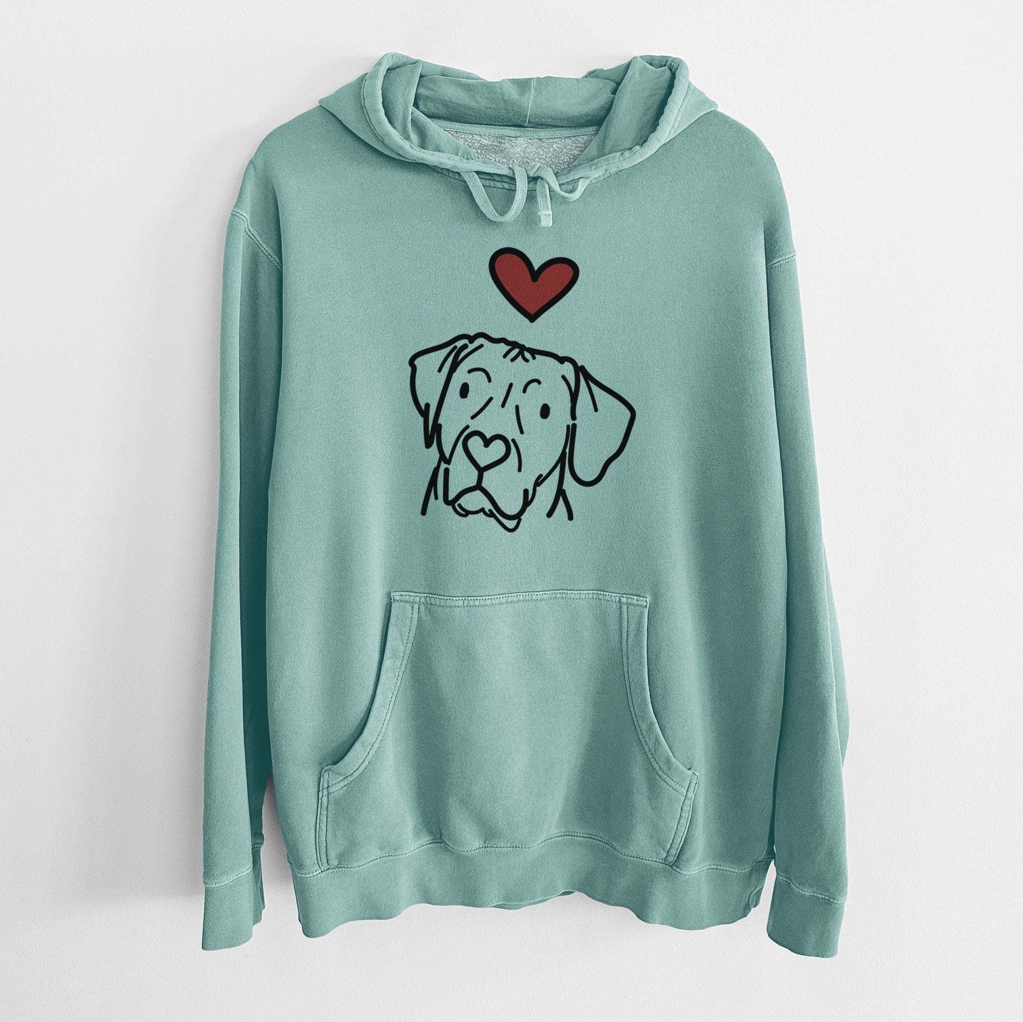 Love Always Rhodesian Ridgeback - Tito - Unisex Pigment Dyed Hoodie