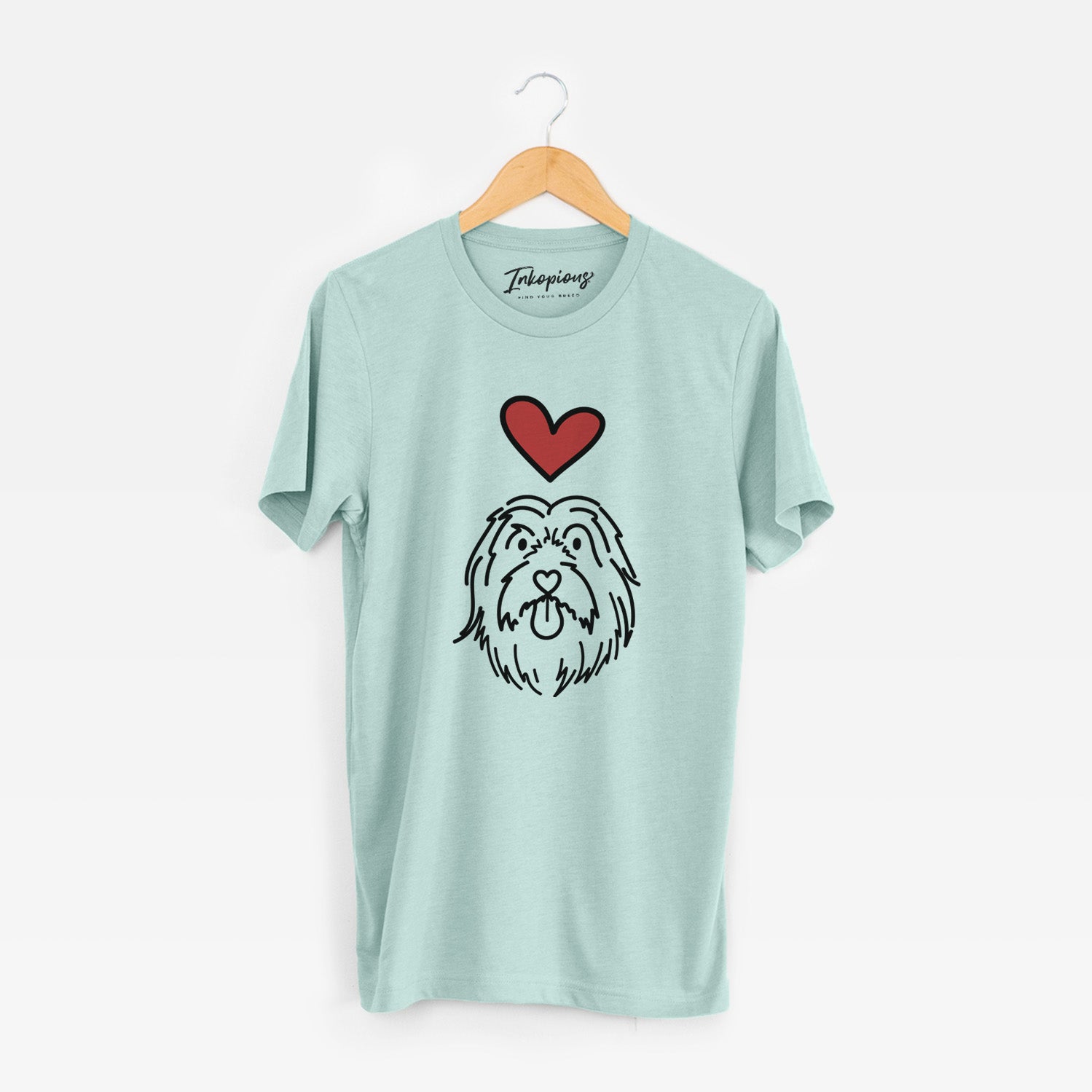 Love Always Bearded Collie - Tucker - Unisex Crewneck