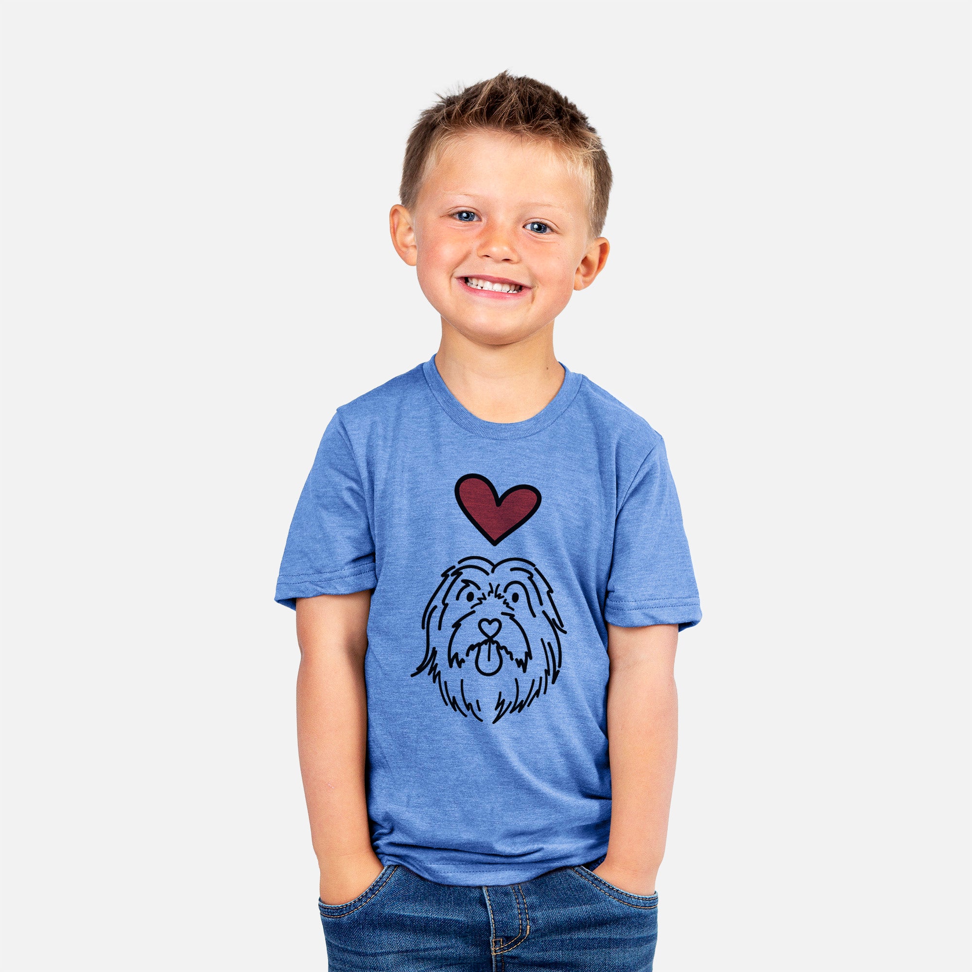 Love Always Bearded Collie - Tucker - Kids/Youth/Toddler Shirt