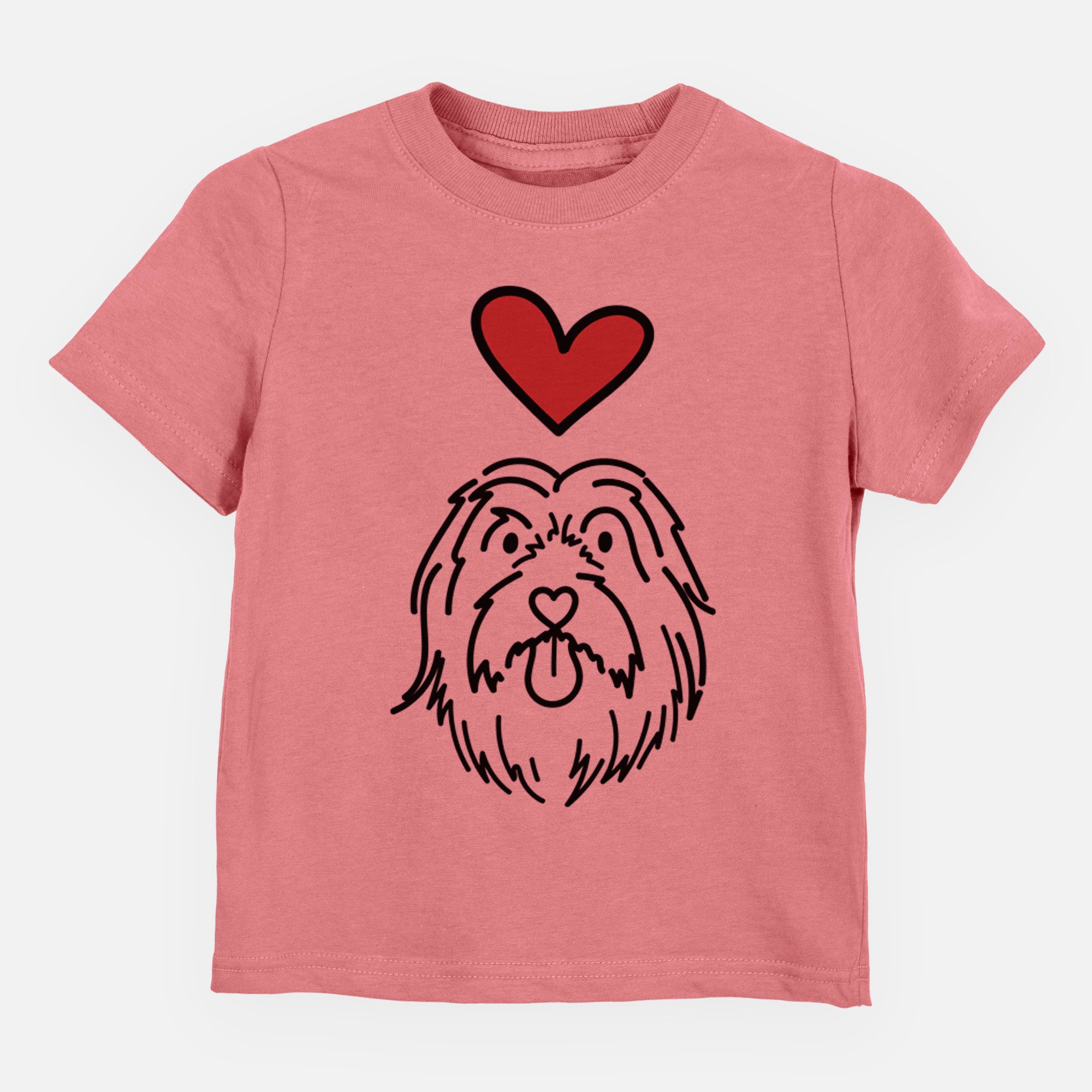 Love Always Bearded Collie - Tucker - Kids/Youth/Toddler Shirt