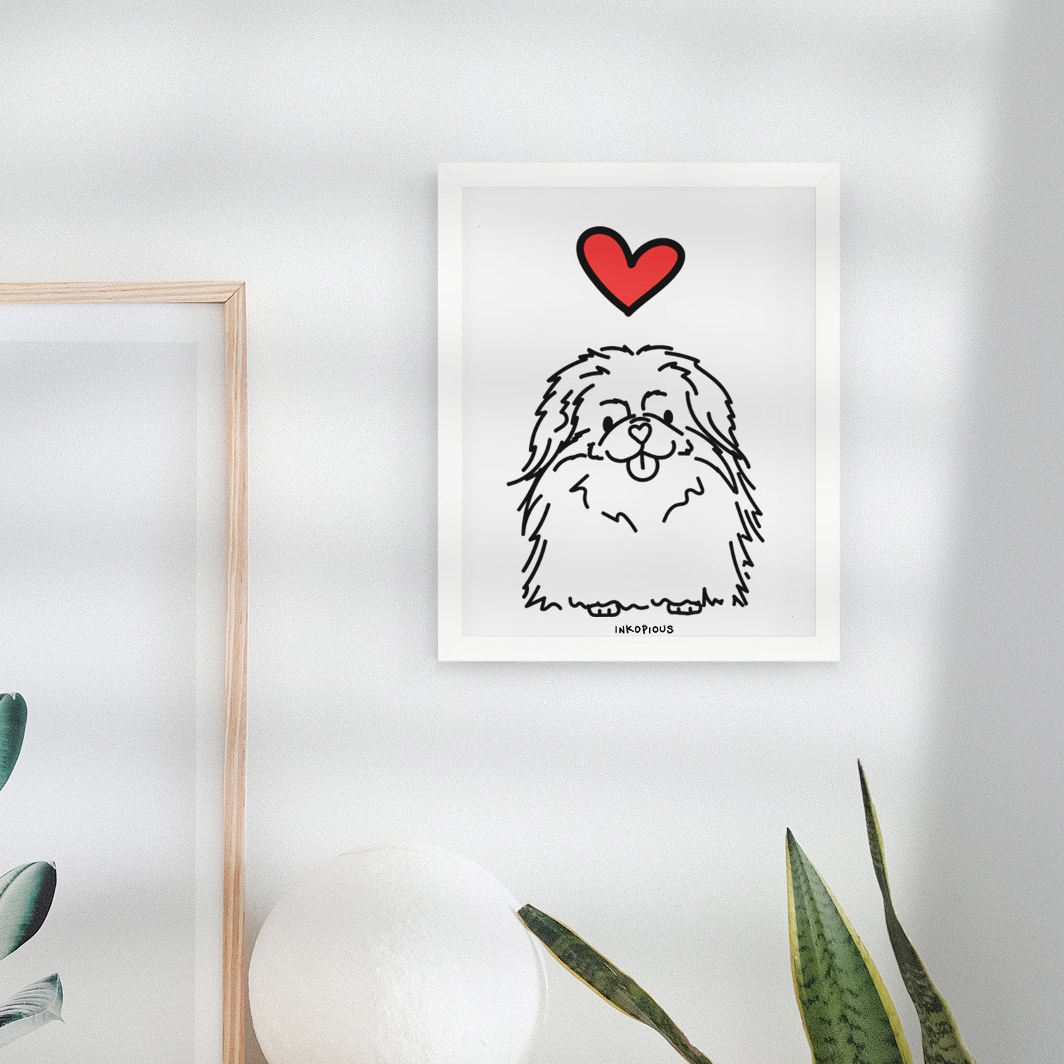 Love Always Pekingese - Viv Art Print