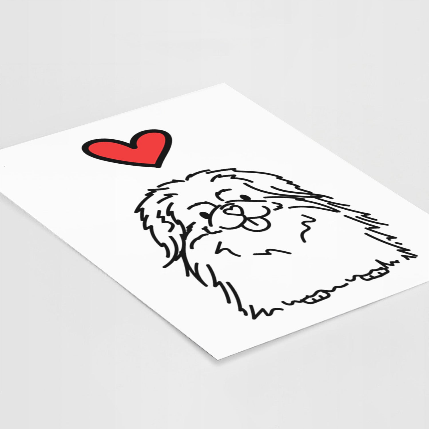 Love Always Pekingese - Viv Art Print
