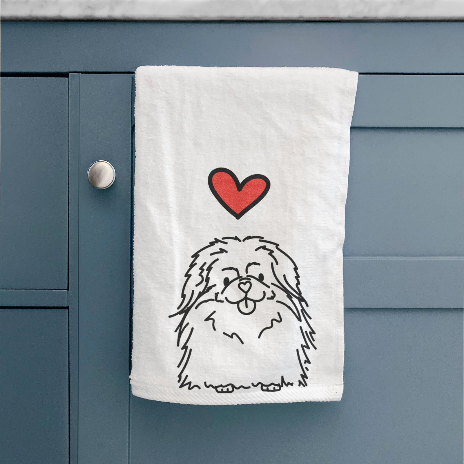 Love Always Pekingese - Viv - Decorative Hand Towel