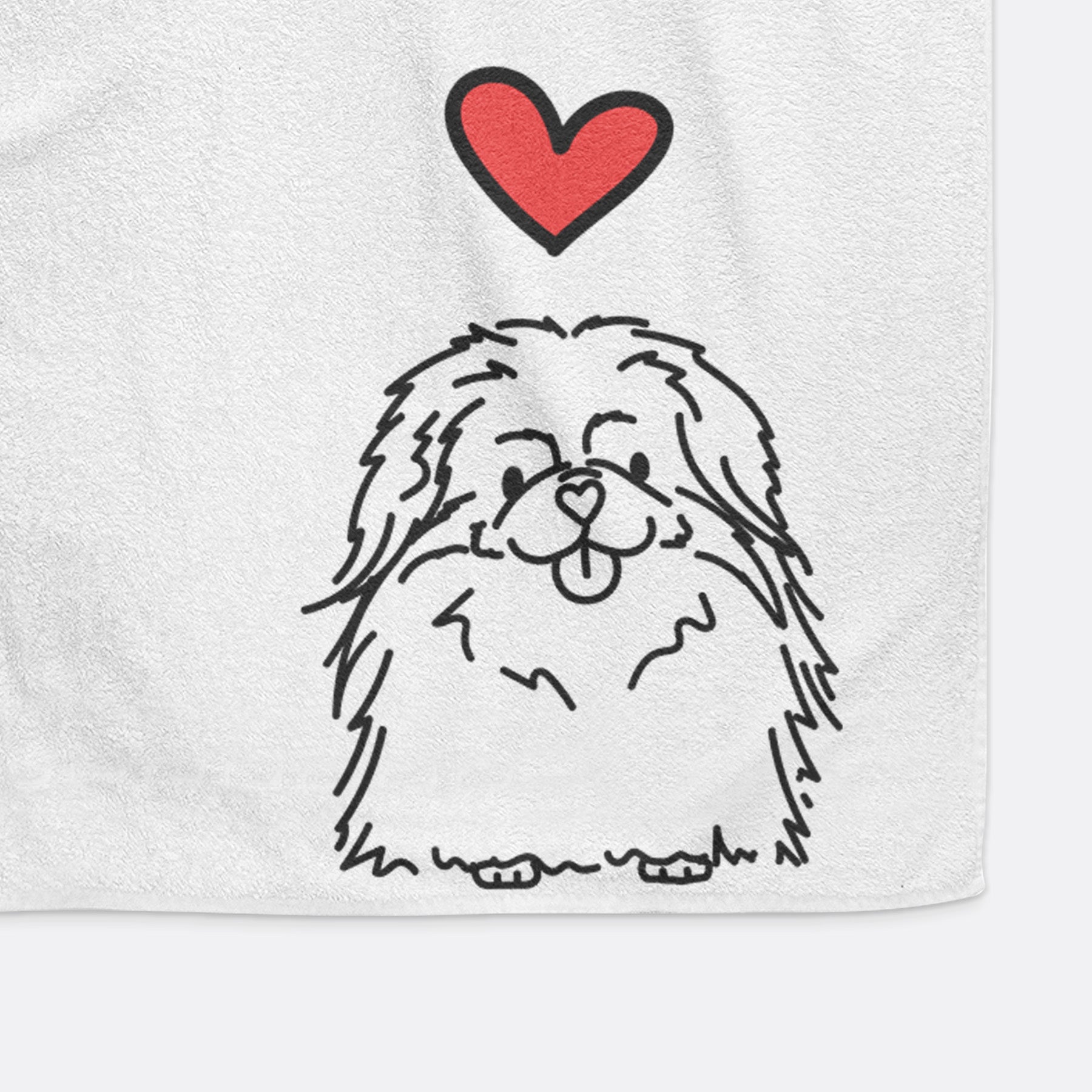 Love Always Pekingese - Viv - Decorative Hand Towel