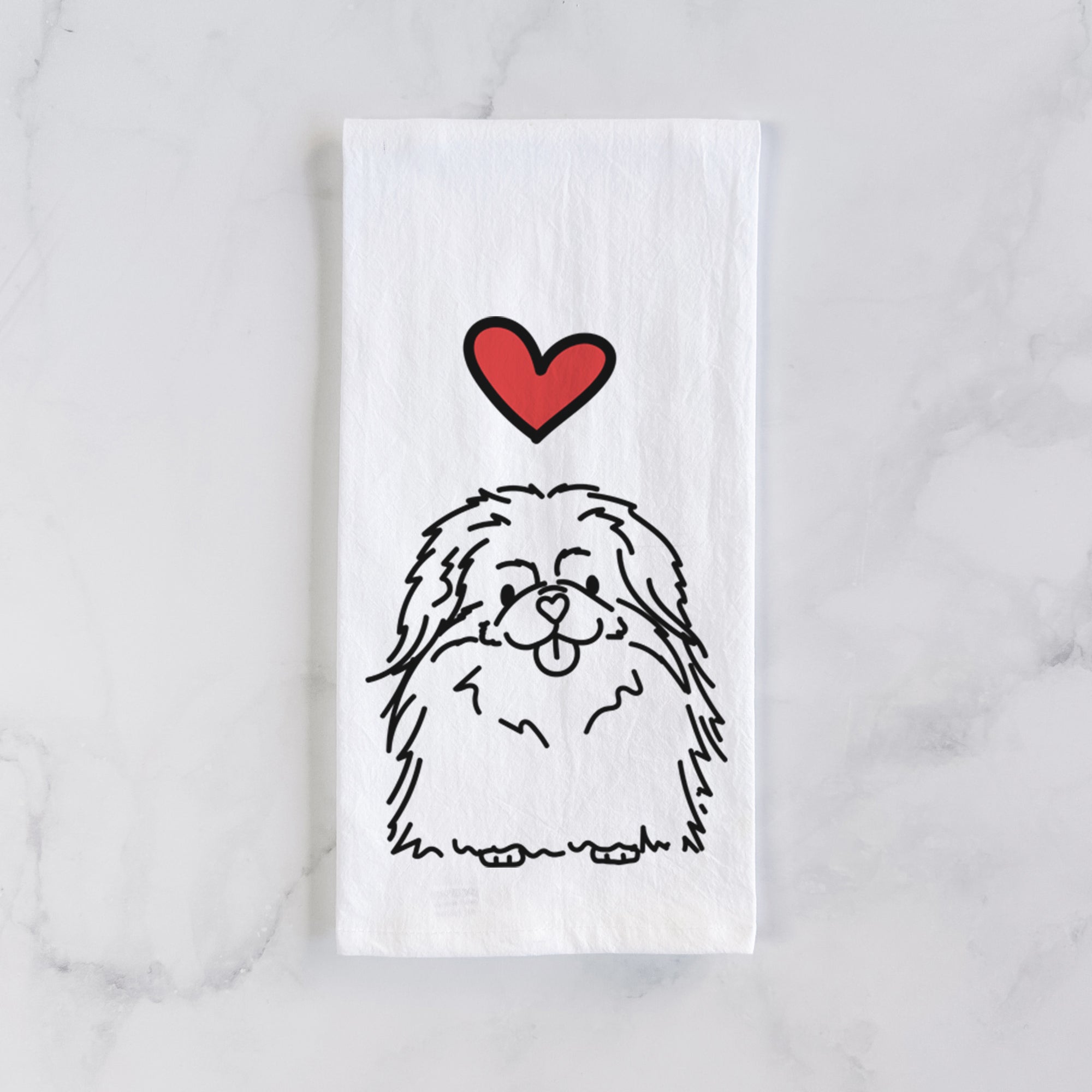 Love Always Pekingese - Viv - Tea Towel