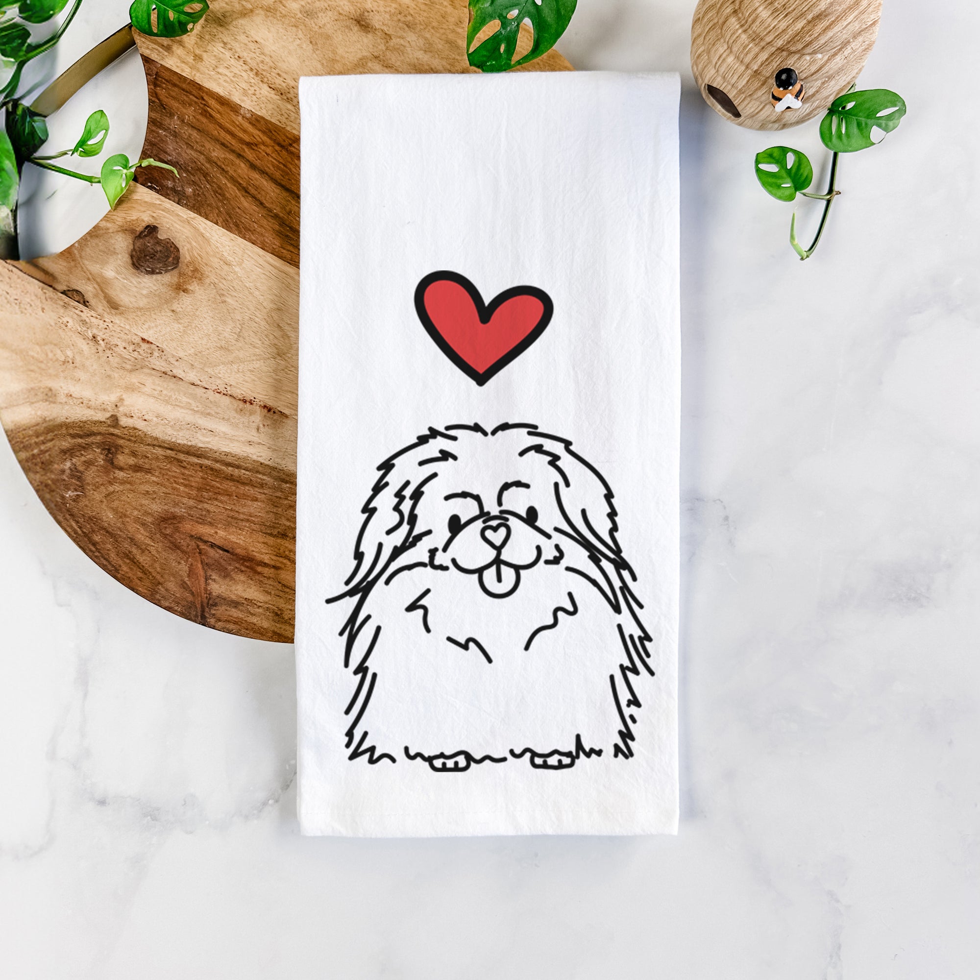 Love Always Pekingese - Viv - Tea Towel