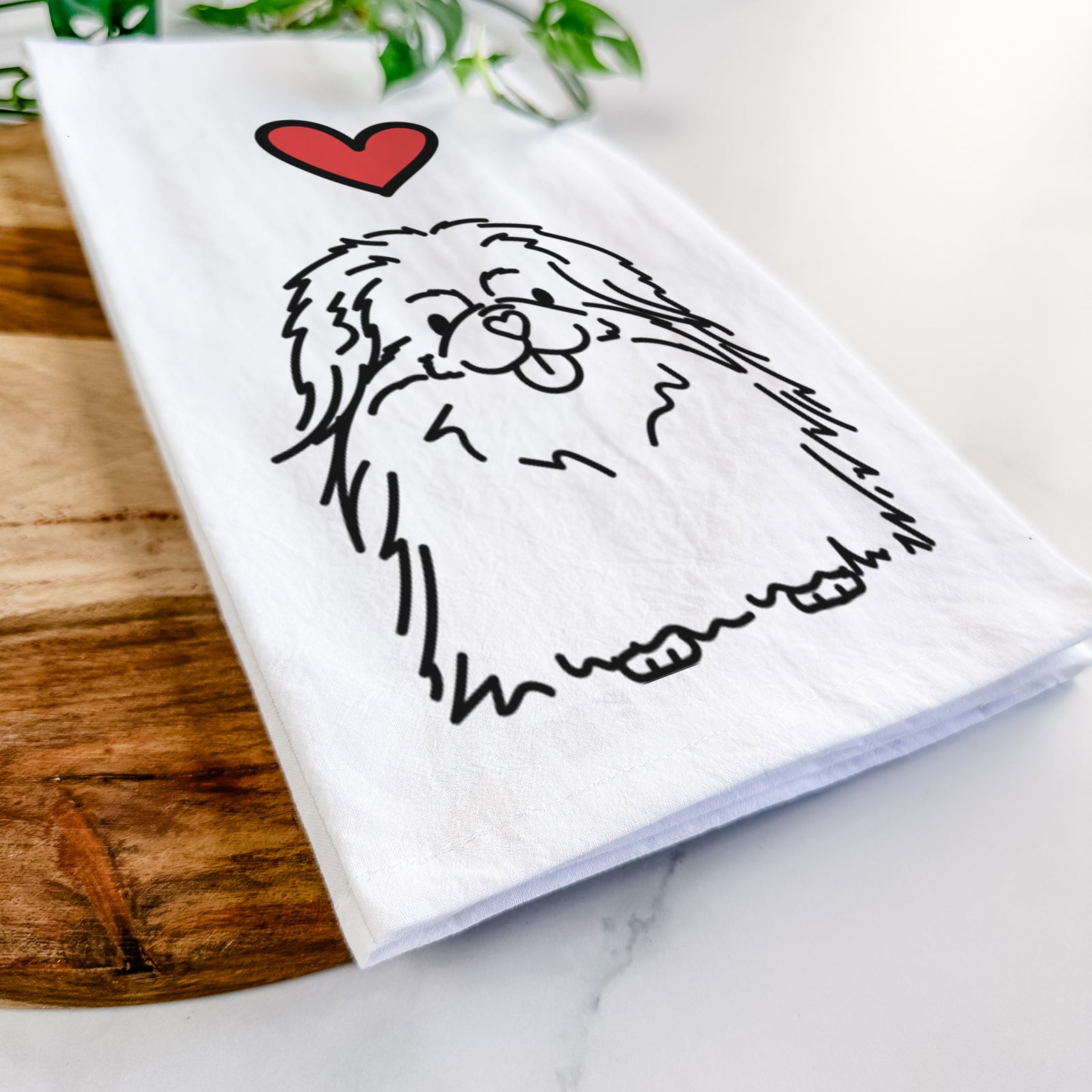 Love Always Pekingese - Viv - Tea Towel