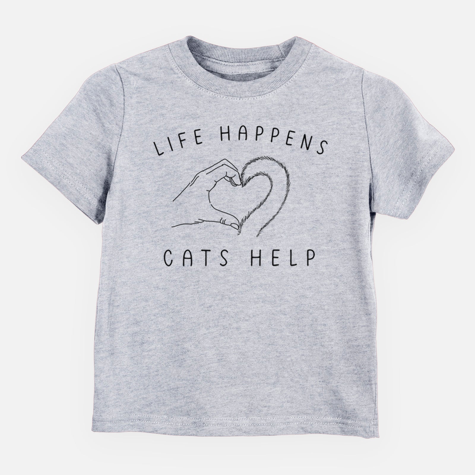 Life Happens Cats Help - Kids/Youth/Toddler Shirt