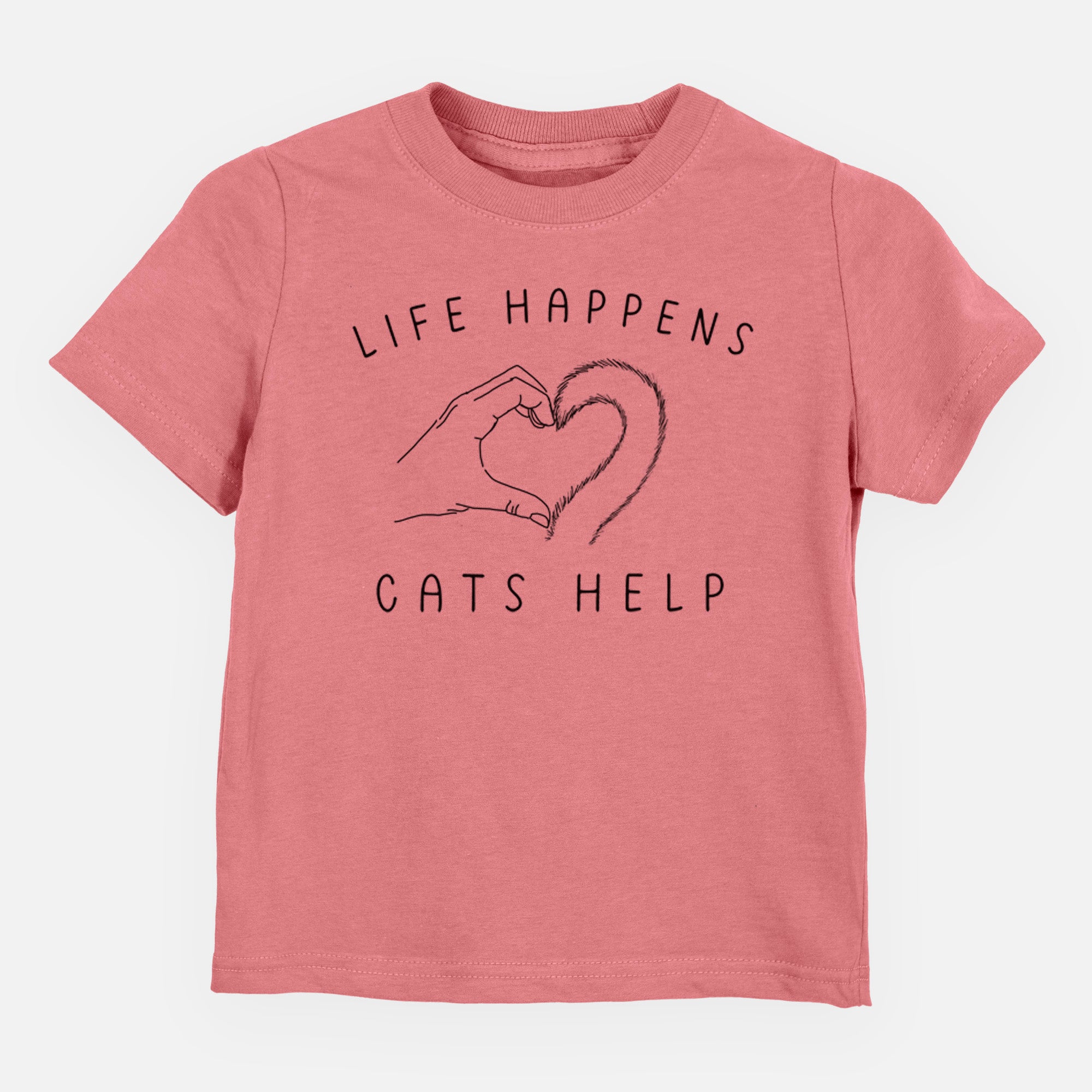 Life Happens Cats Help - Kids/Youth/Toddler Shirt