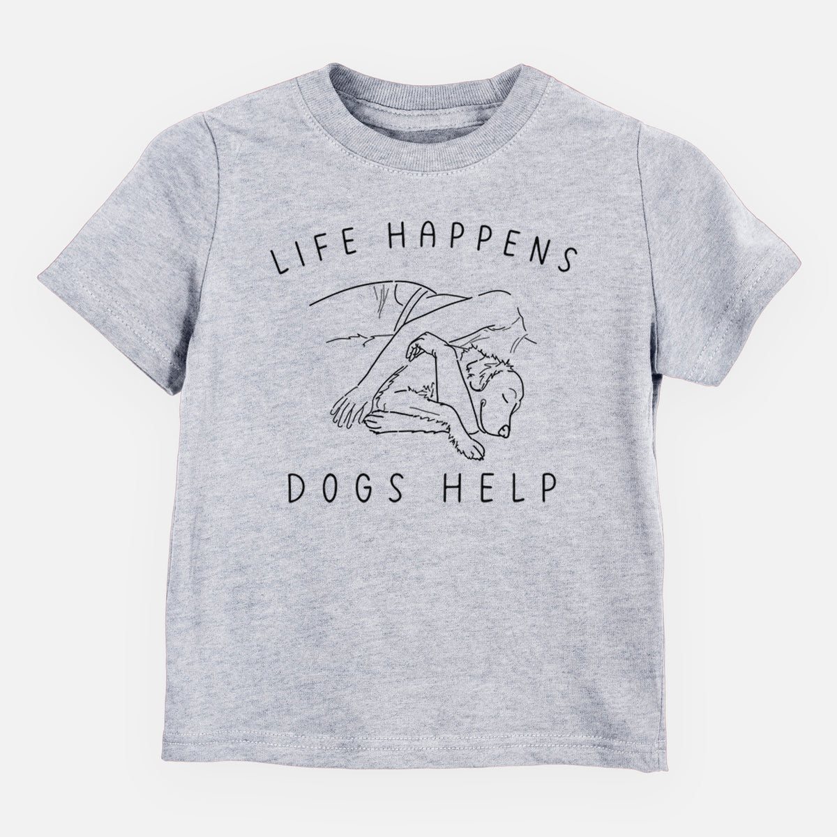 Life Happens Dogs Help - Golden Retriever - Kids/Youth/Toddler Shirt