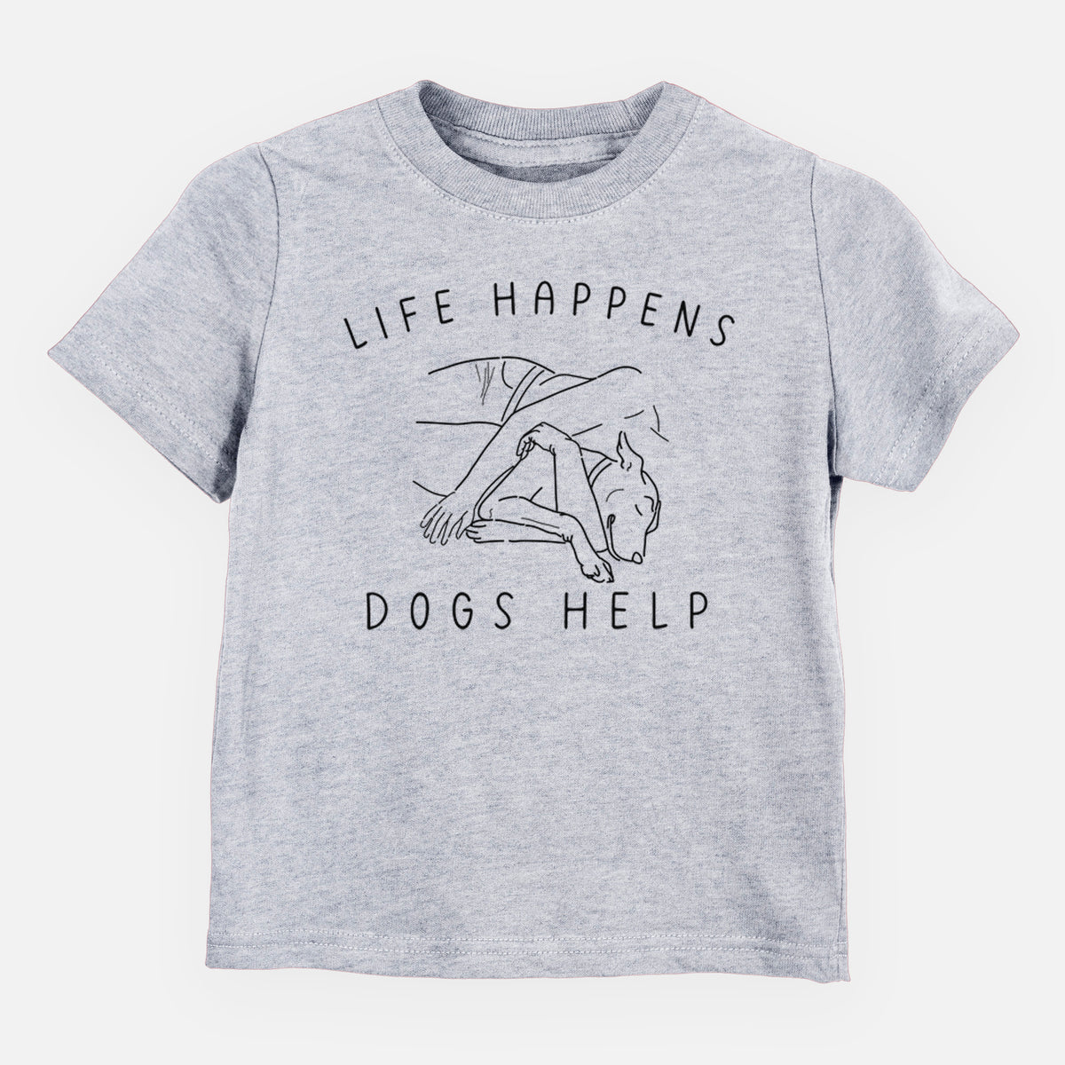 Life Happens Dogs Help - Kids/Youth/Toddler Shirt