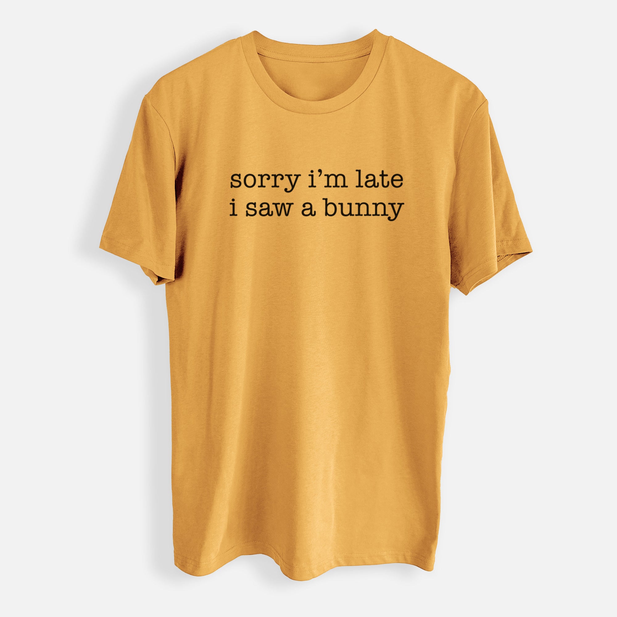 Sorry I'm Late I Saw a Bunny - Mens Everyday Staple Tee