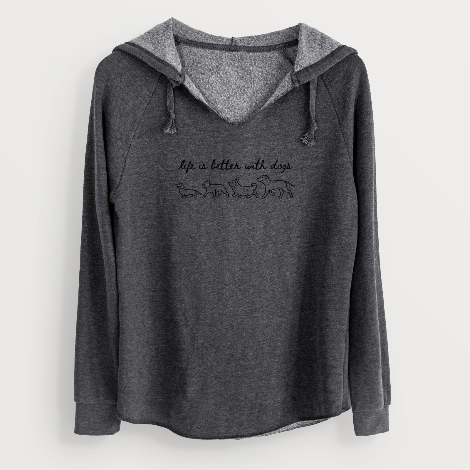 Life is Better with Dogs - Cali Wave Hooded Sweatshirt