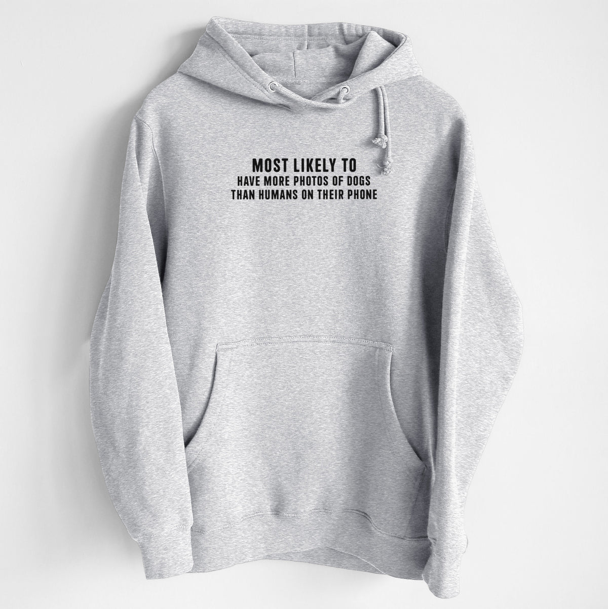 Most Likely to Have More Photos of Dogs than Humans on their Phone - Heavyweight Fleece Hoodie