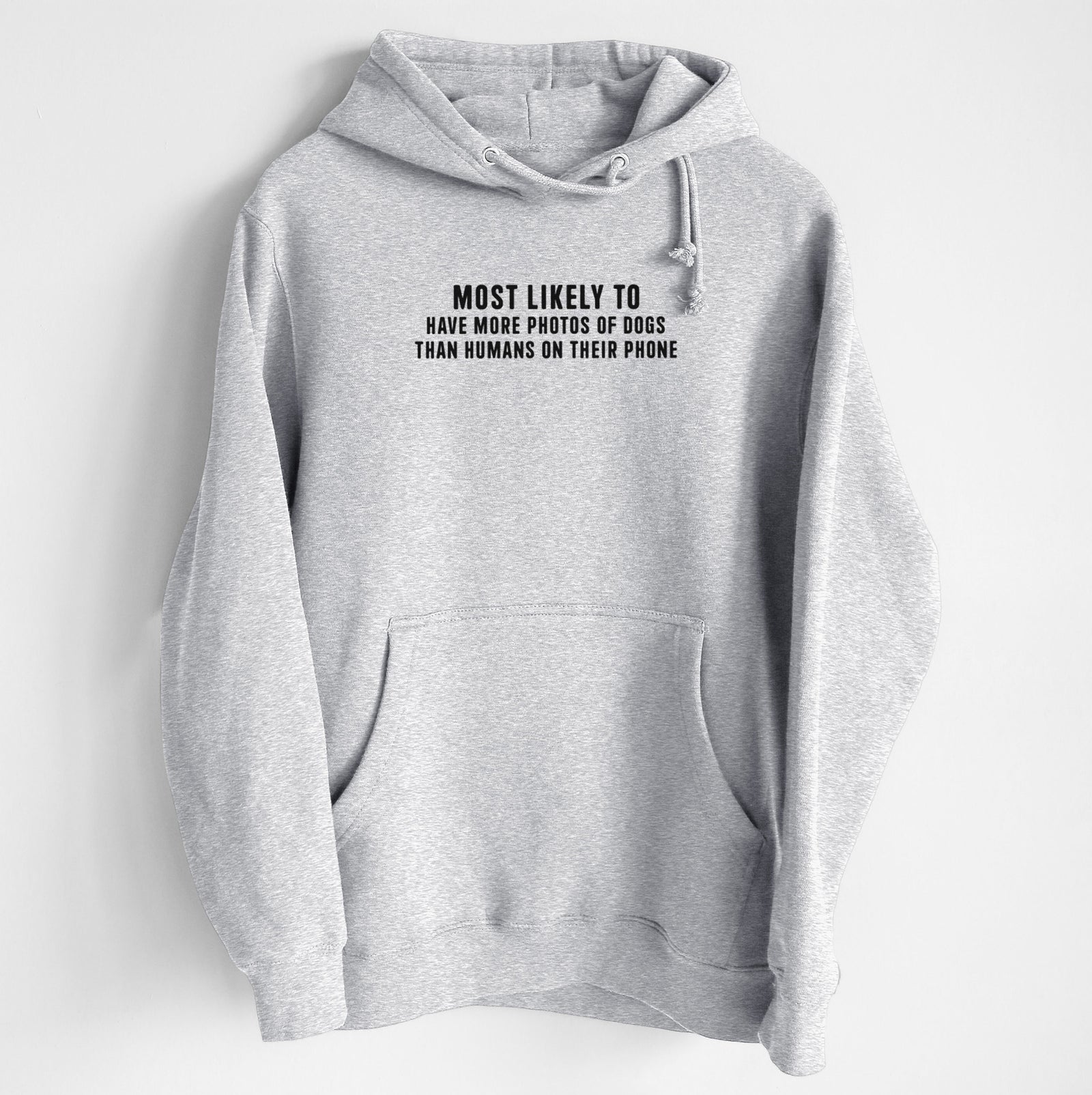 Most Likely to Have More Photos of Dogs than Humans on their Phone - Heavyweight Fleece Hoodie