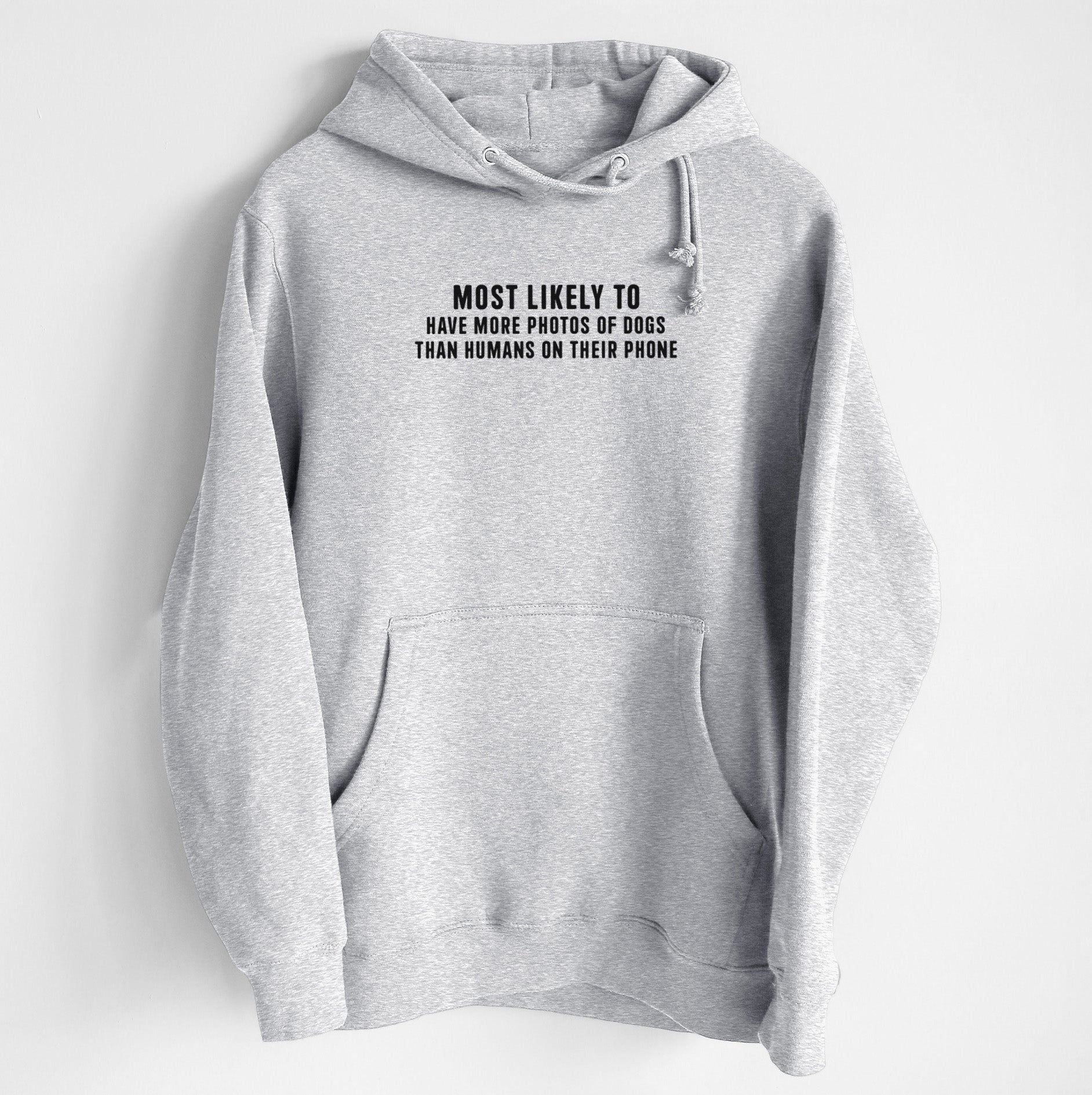 Most Likely to Have More Photos of Dogs than Humans on their Phone - Heavyweight Fleece Hoodie
