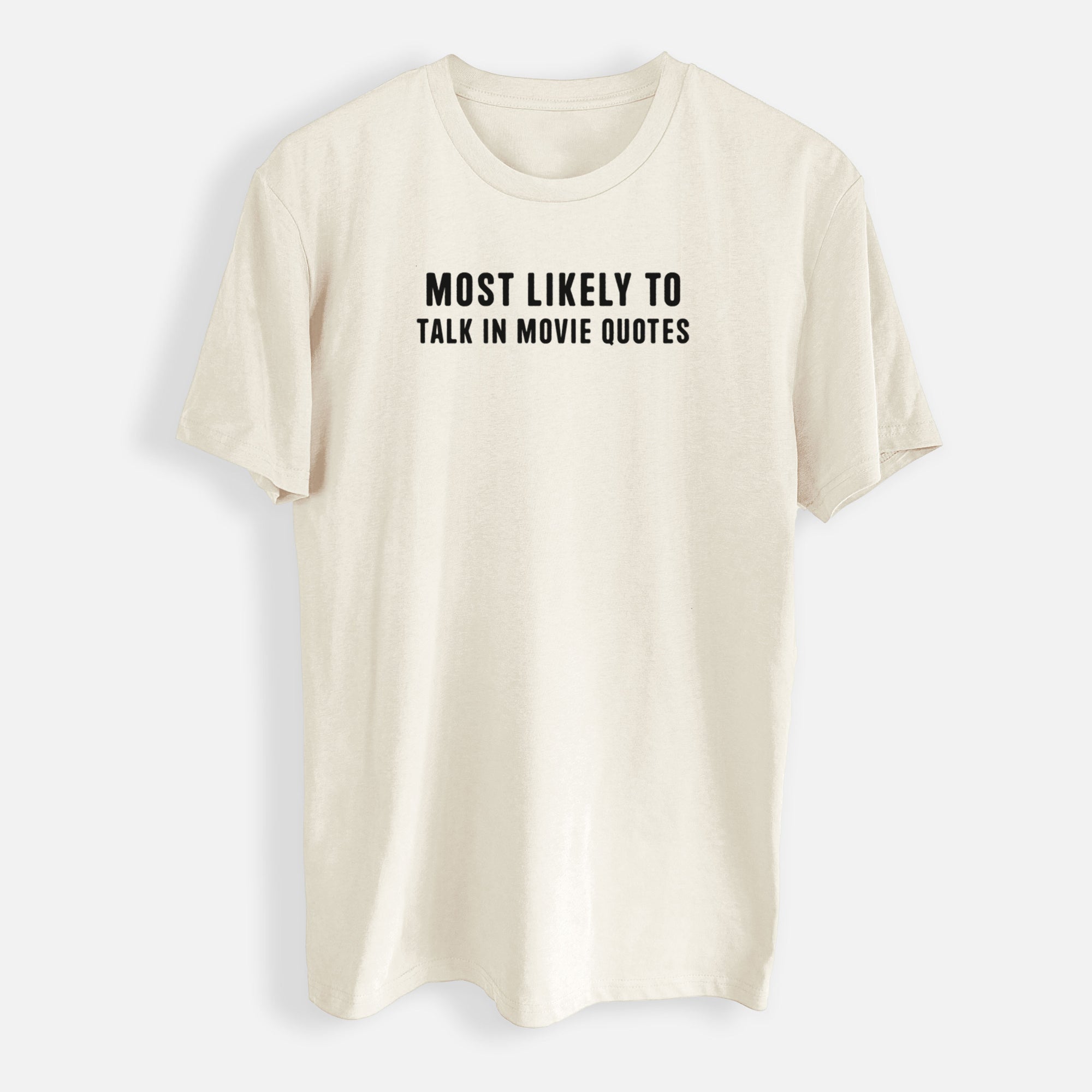 Most Likely to Talk in Movie Quotes - Mens Everyday Staple Tee