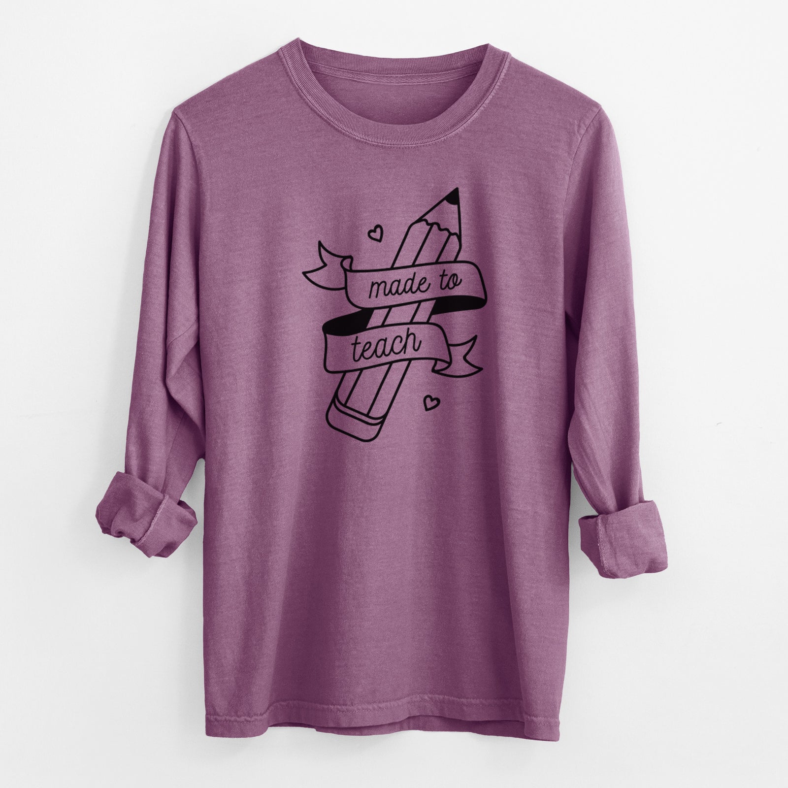 Made to Teach - Men's Heavyweight 100% Cotton Long Sleeve