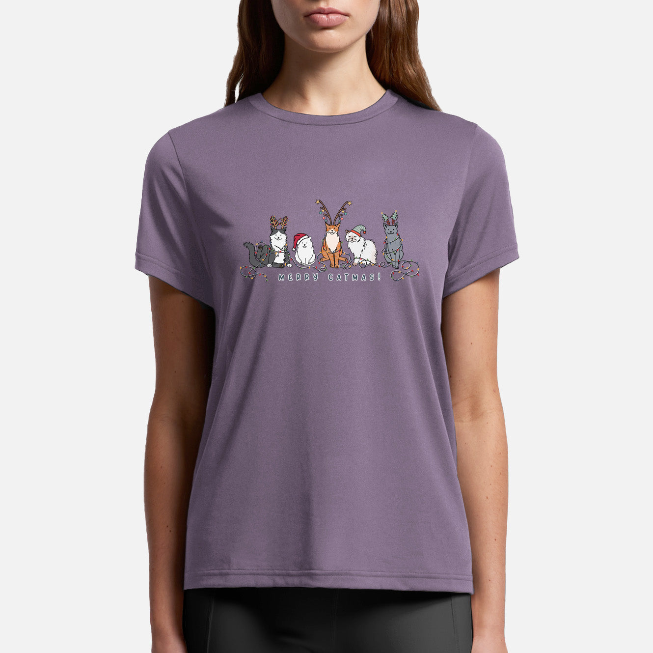 Merry Catmas - Womens Everyday Maple Tee