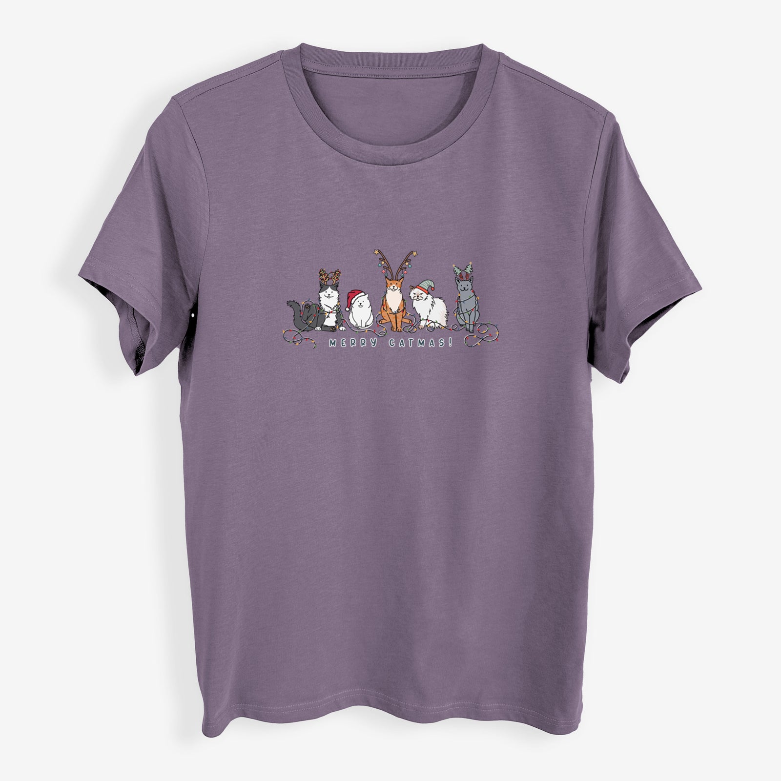 Merry Catmas - Womens Everyday Maple Tee