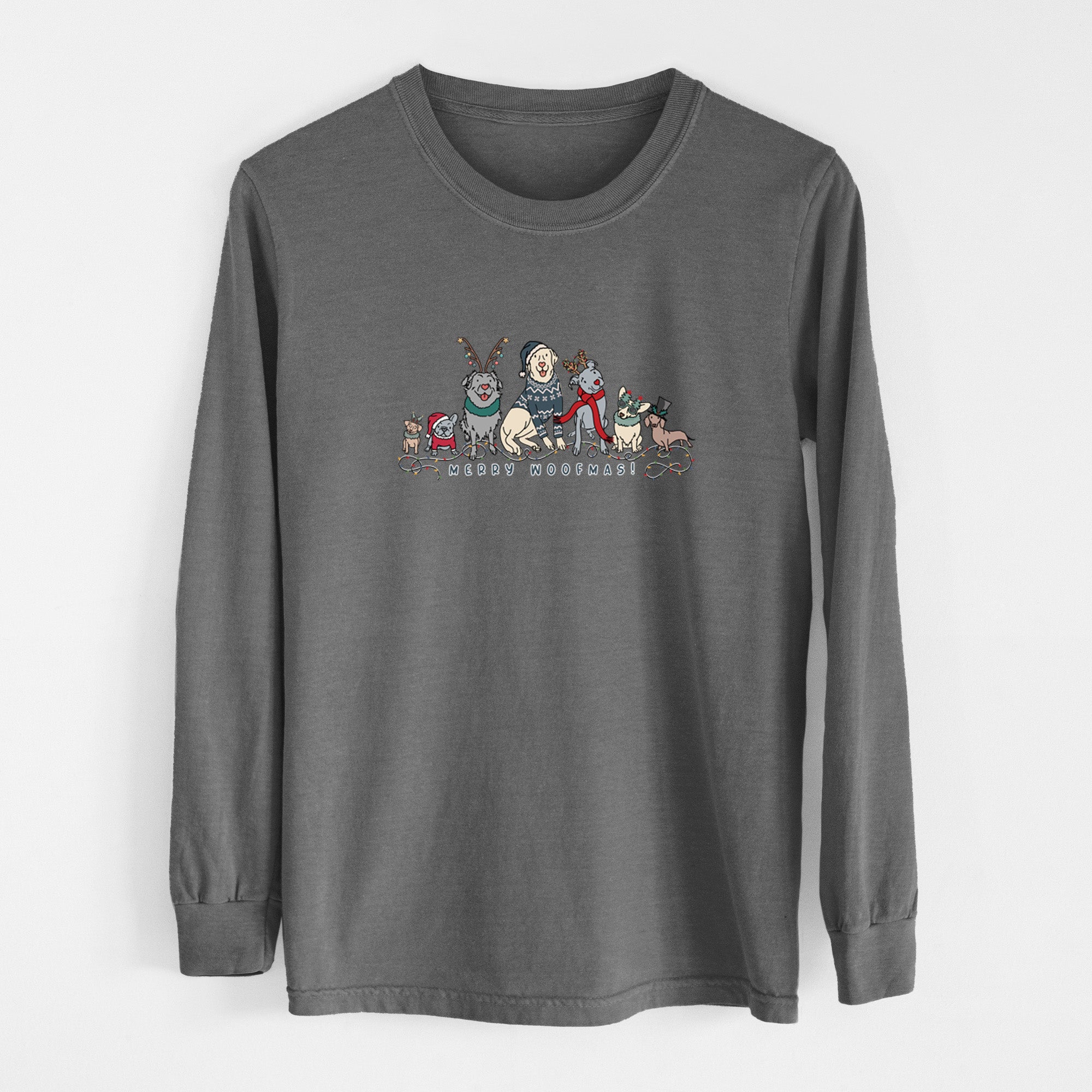 Merry Woofmas - Heavyweight 100% Cotton Long Sleeve