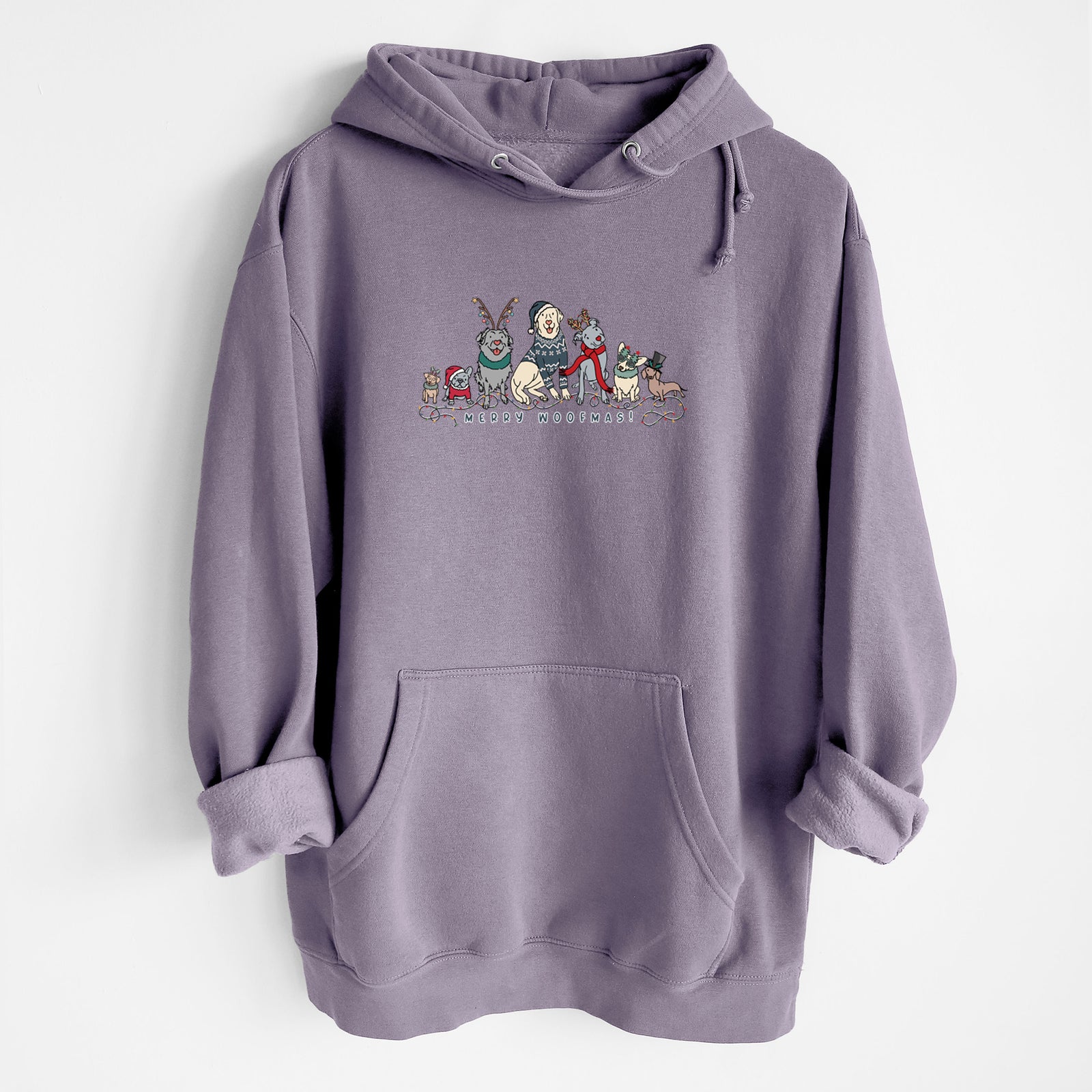Merry Woofmas - Heavyweight Fleece Hoodie