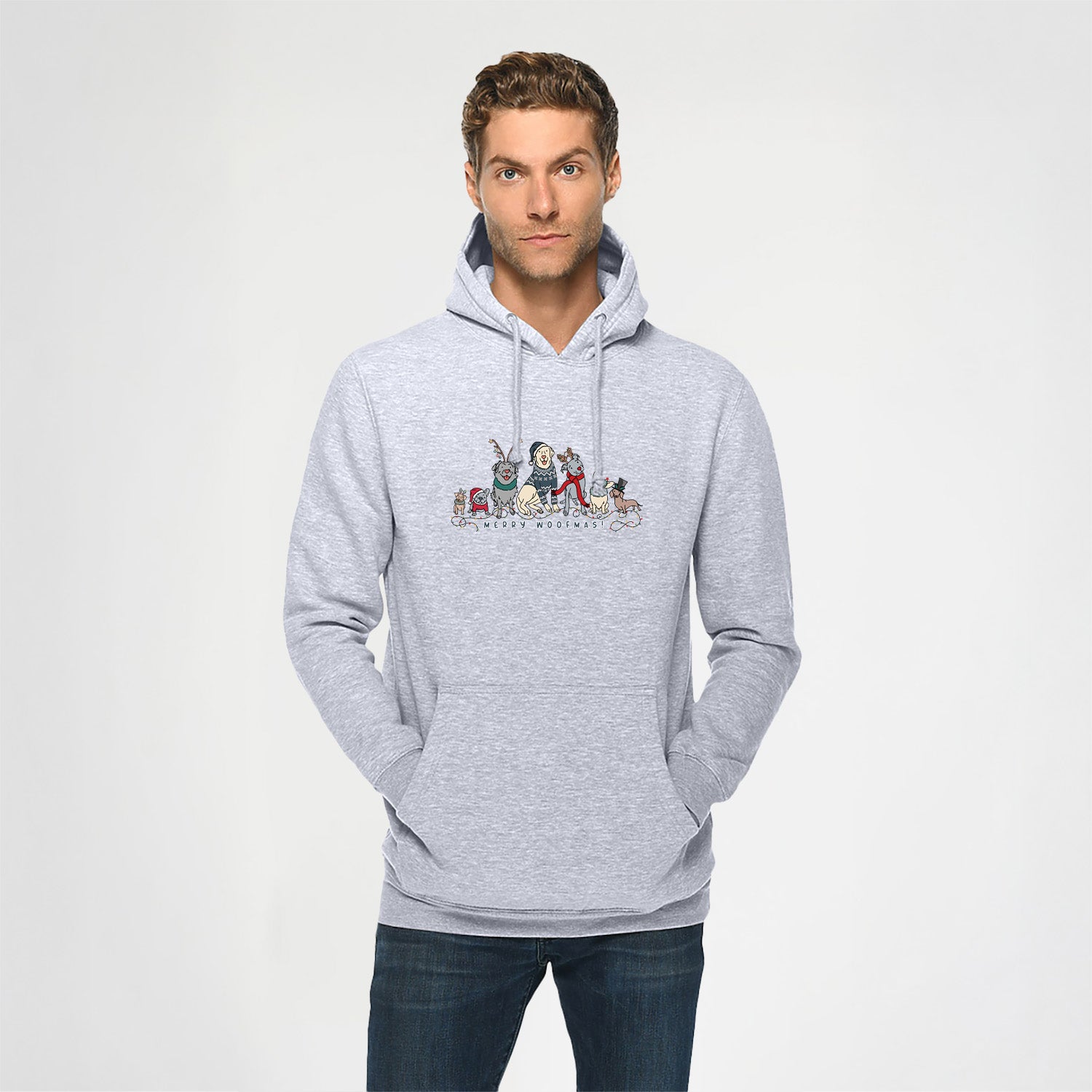 Merry Woofmas - Heavyweight Fleece Hoodie