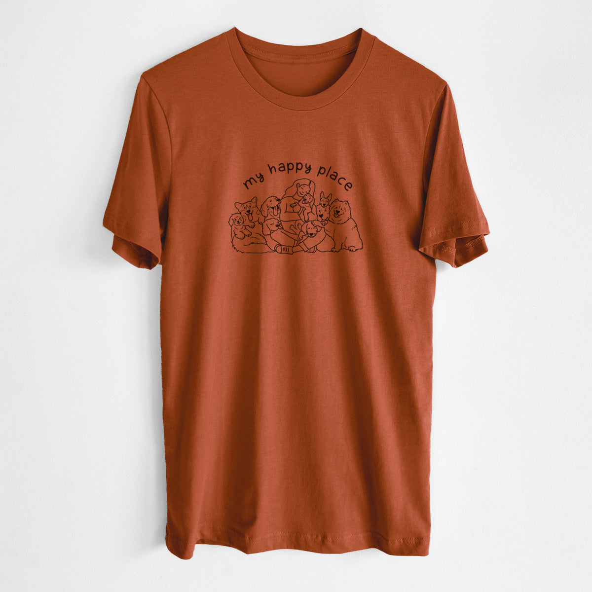 My Happy Place - Dogs - Unisex Crewneck