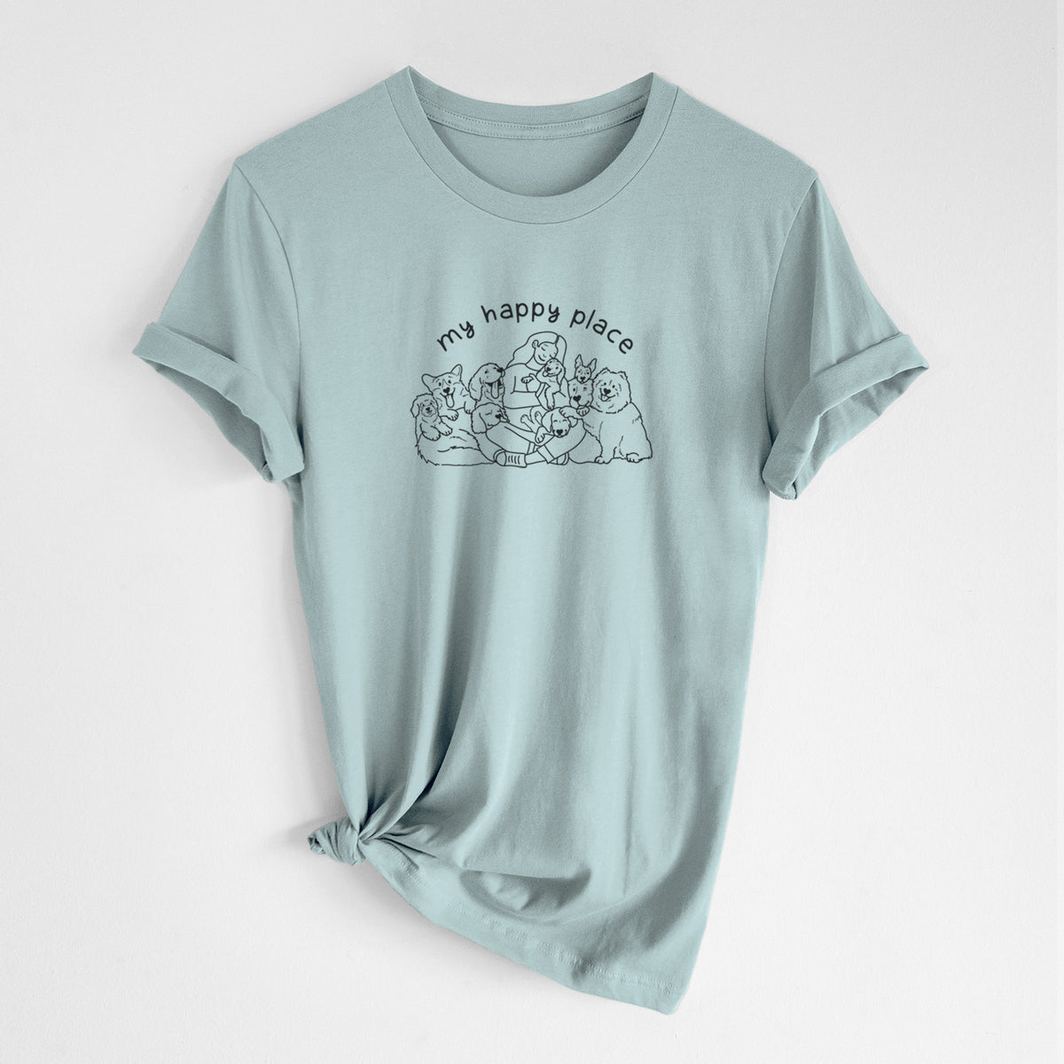 My Happy Place - Dogs - Unisex Crewneck