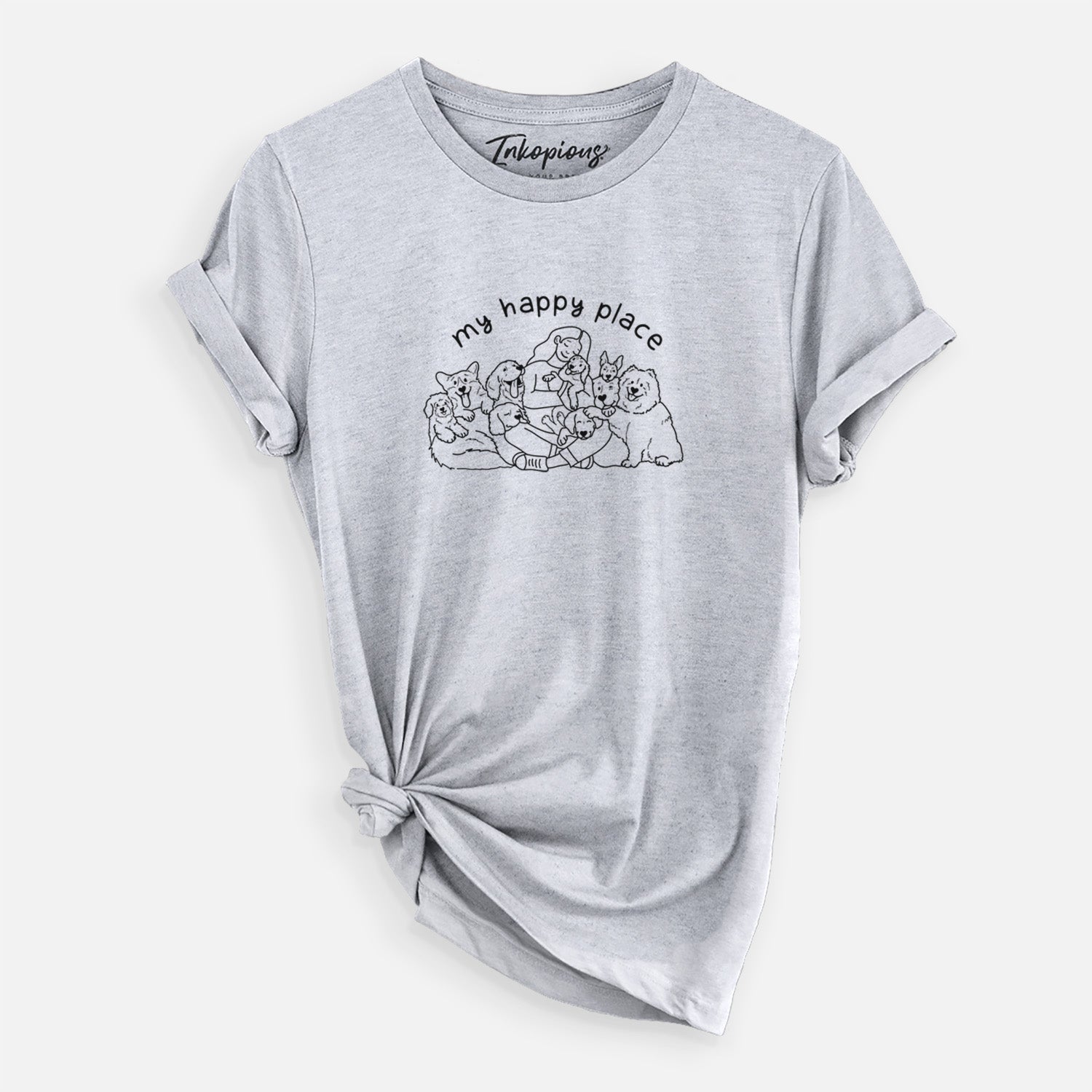 My Happy Place - Dogs - Unisex Crewneck