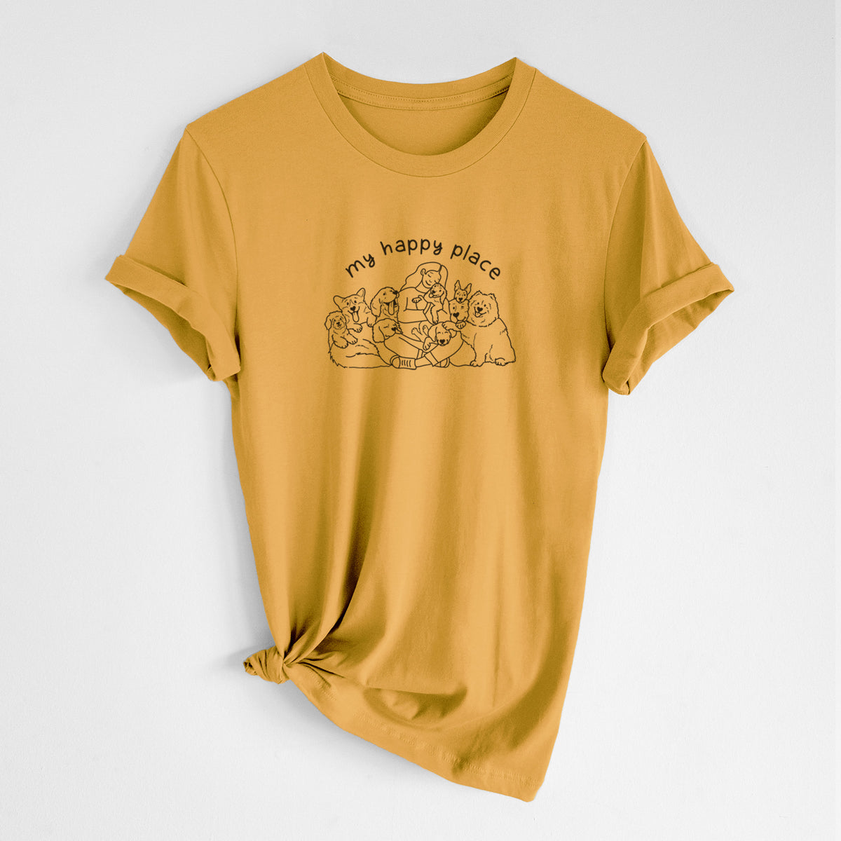 My Happy Place - Dogs - Unisex Crewneck