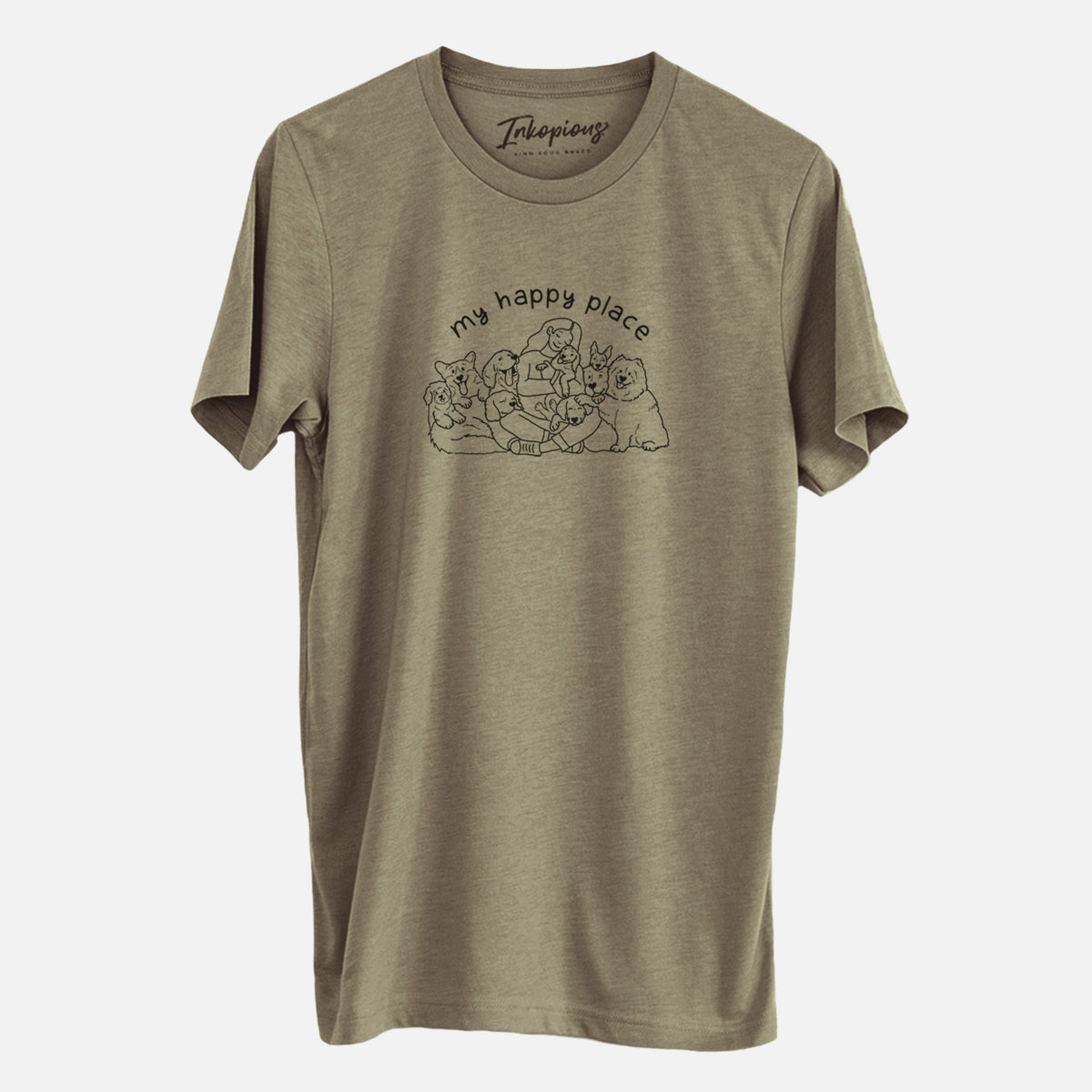 My Happy Place - Dogs - Unisex Crewneck