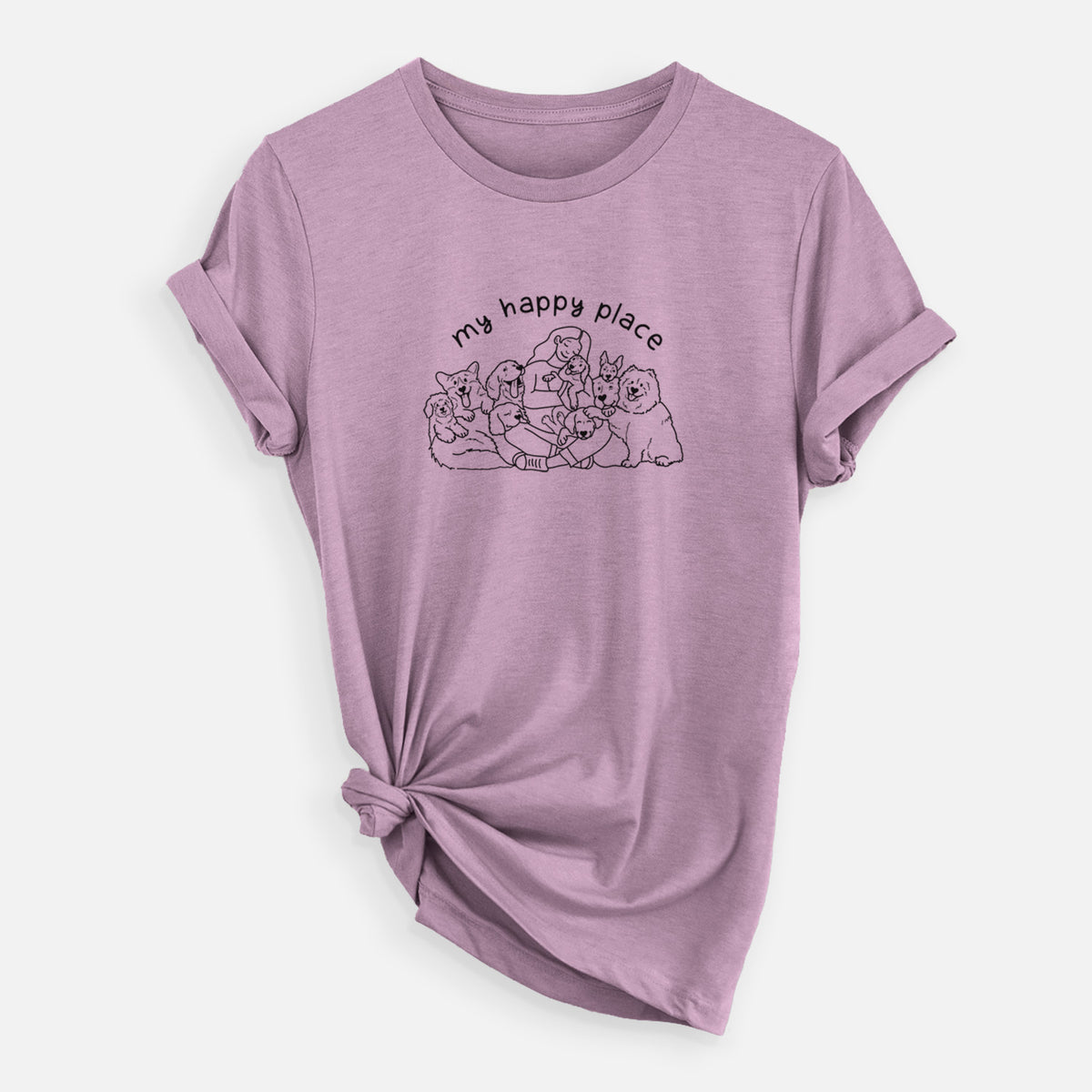 My Happy Place - Dogs - Unisex Crewneck