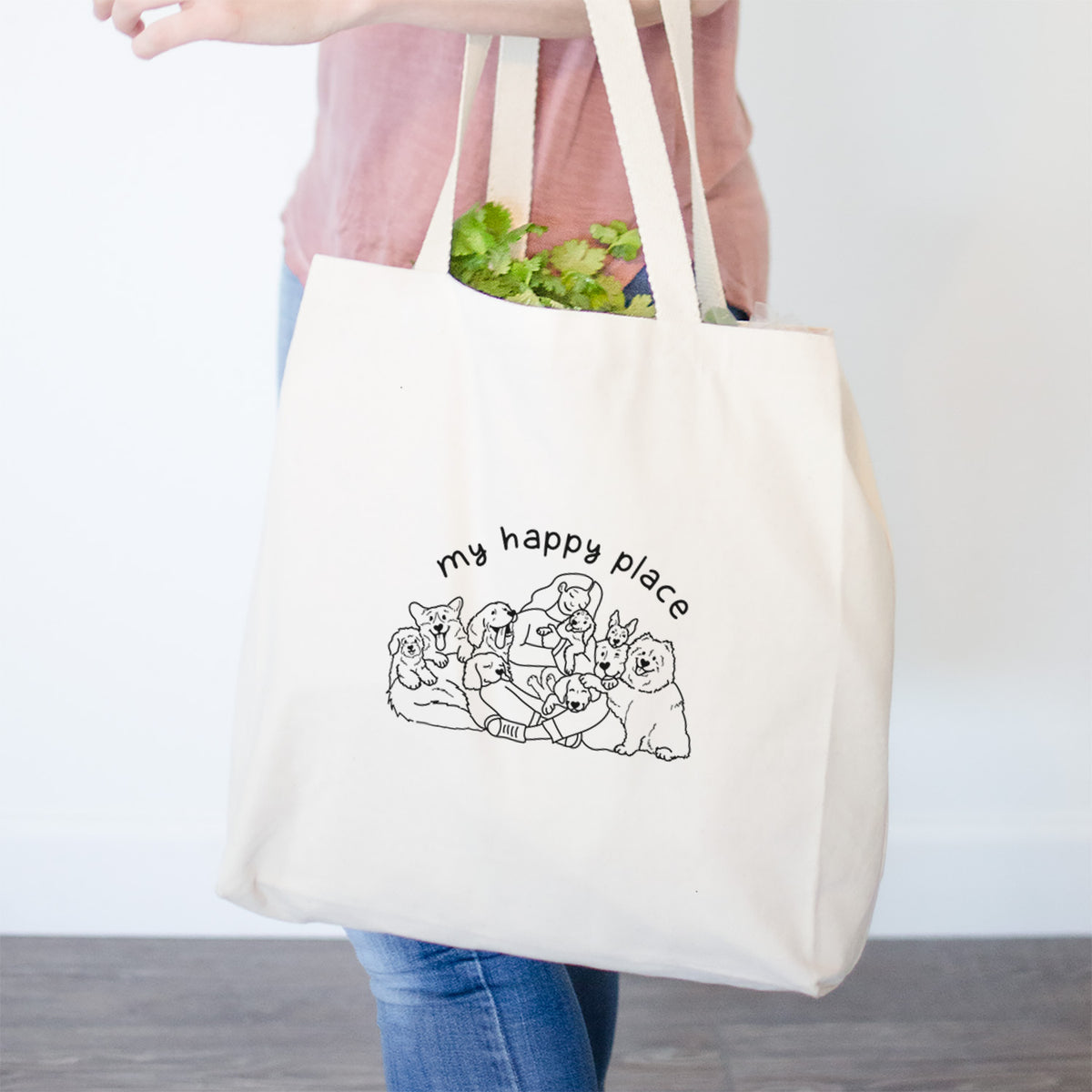 My Happy Place - Dogs- Tote Bag