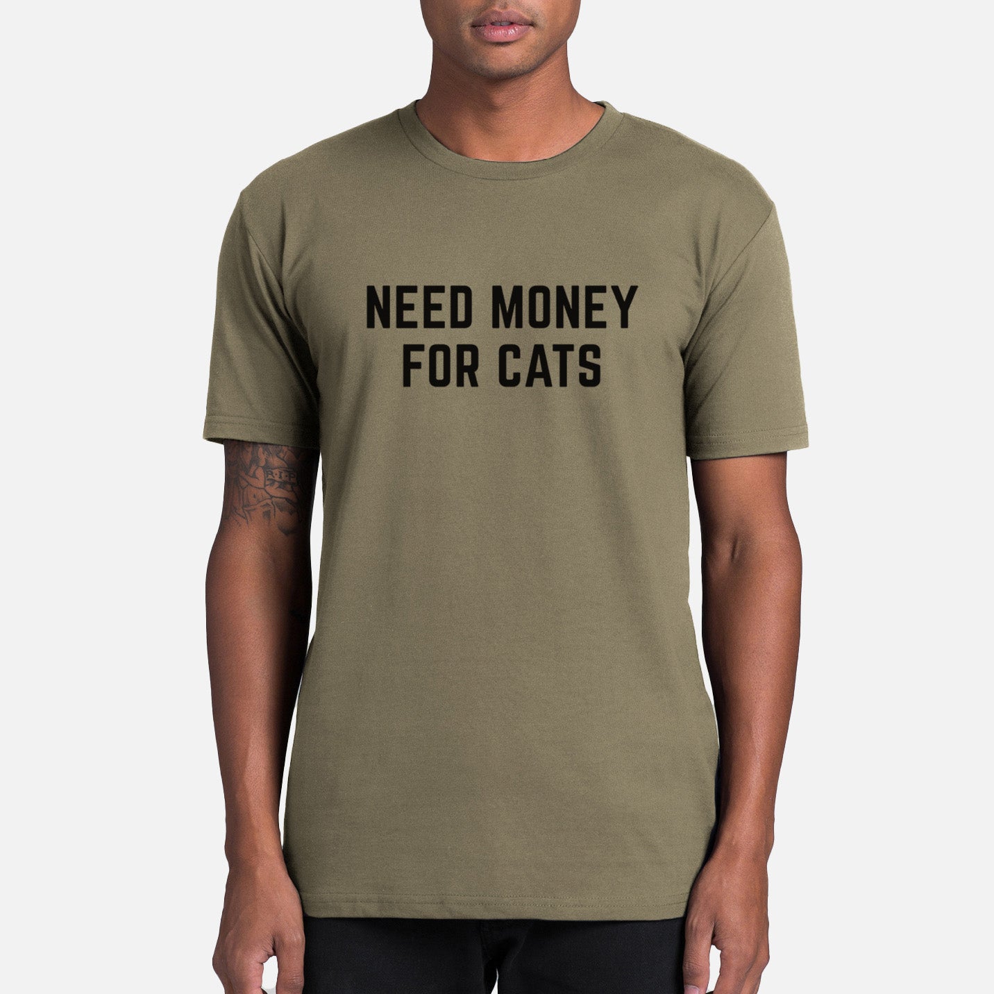 Need Money for Cats - Mens Everyday Staple Tee