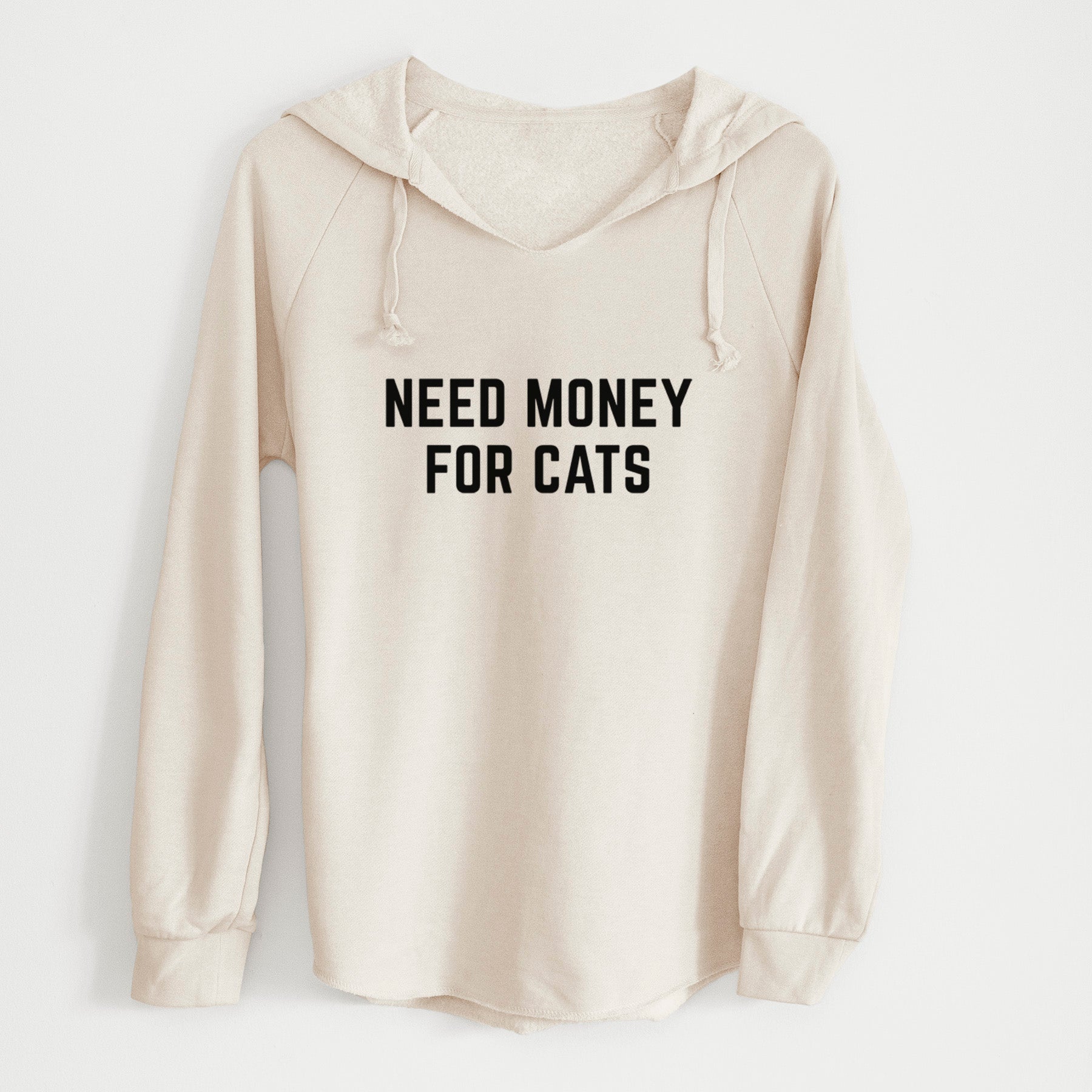 Need Money for Cats - Cali Wave Hooded Sweatshirt